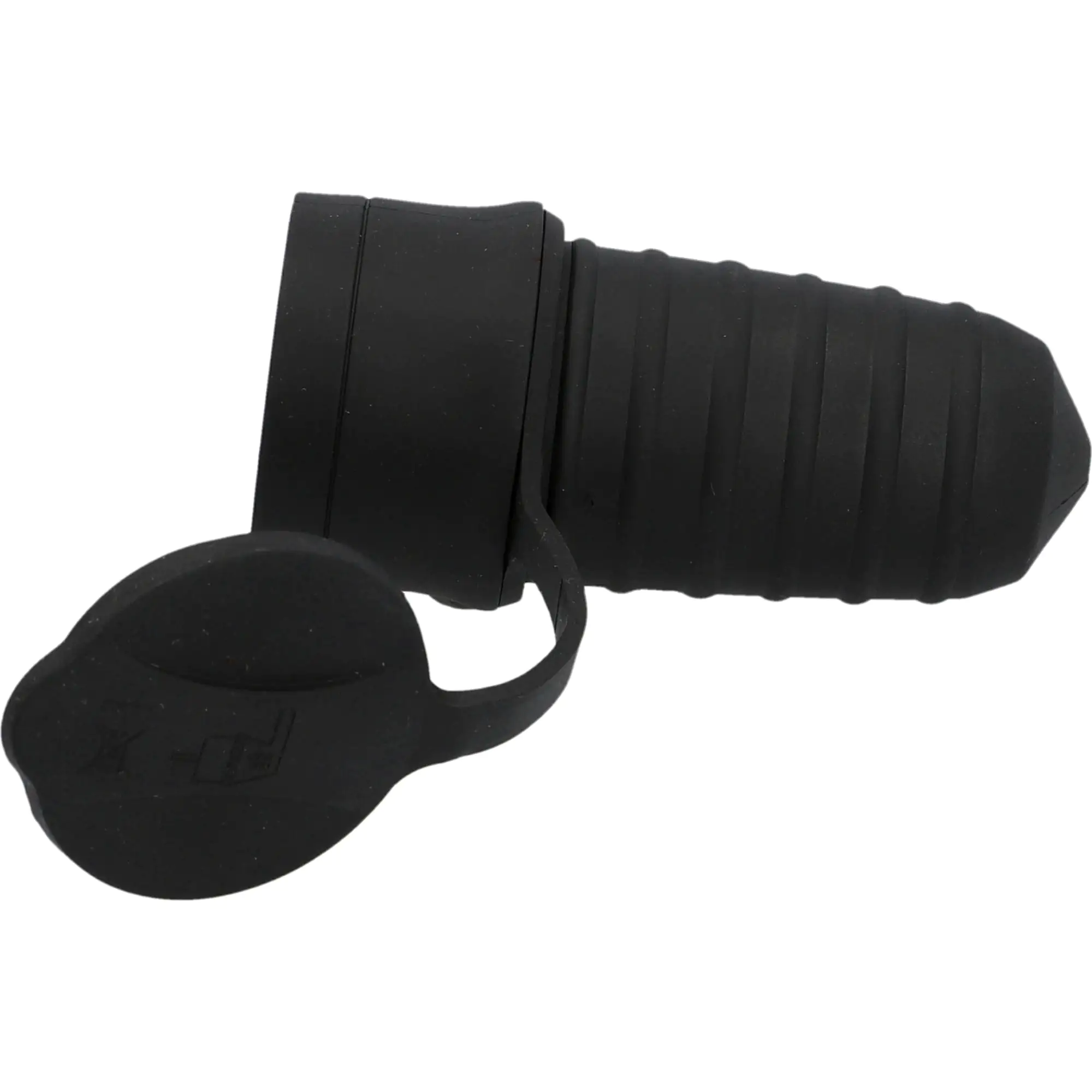 Schutzkontakt-Kupplung Gummi PVC-Ei IP44 Deckel schwarz
