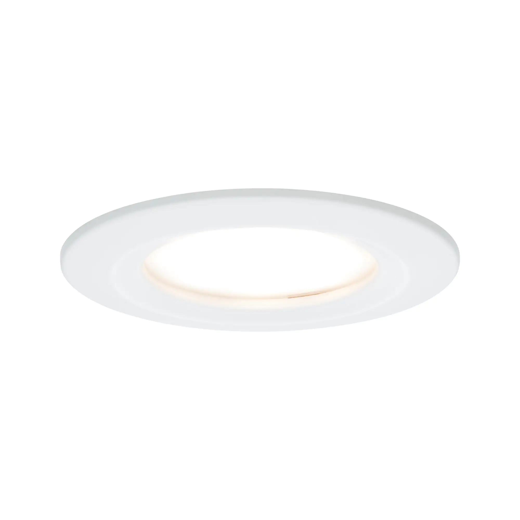 Paulmann LED Einbauleuchte Nova Coin weiß-matt Ø 7,8 cm starr warmweiß