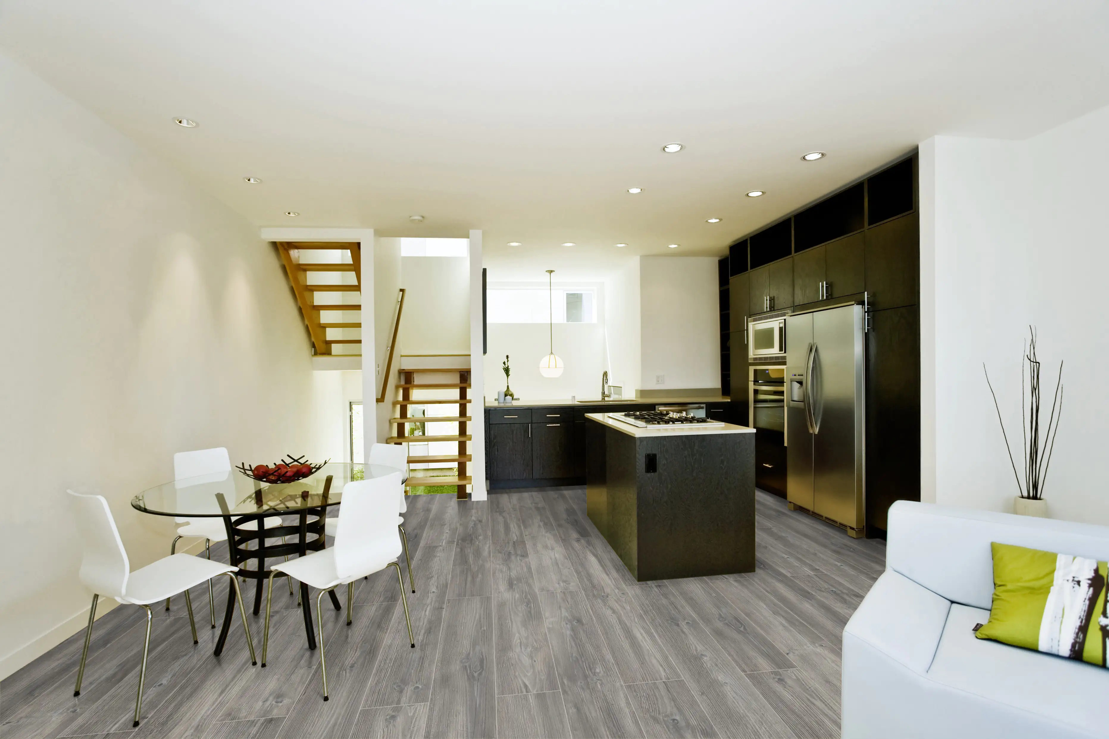 Classen Laminat 7 mm 4V 128,6 x 19,4 cm 7 mm Kiefer grau