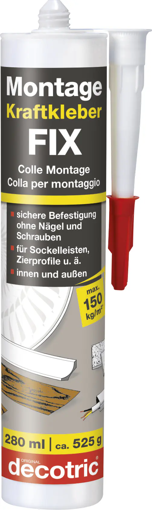 Decotric Montage Kraftkleber FIX 280 ml