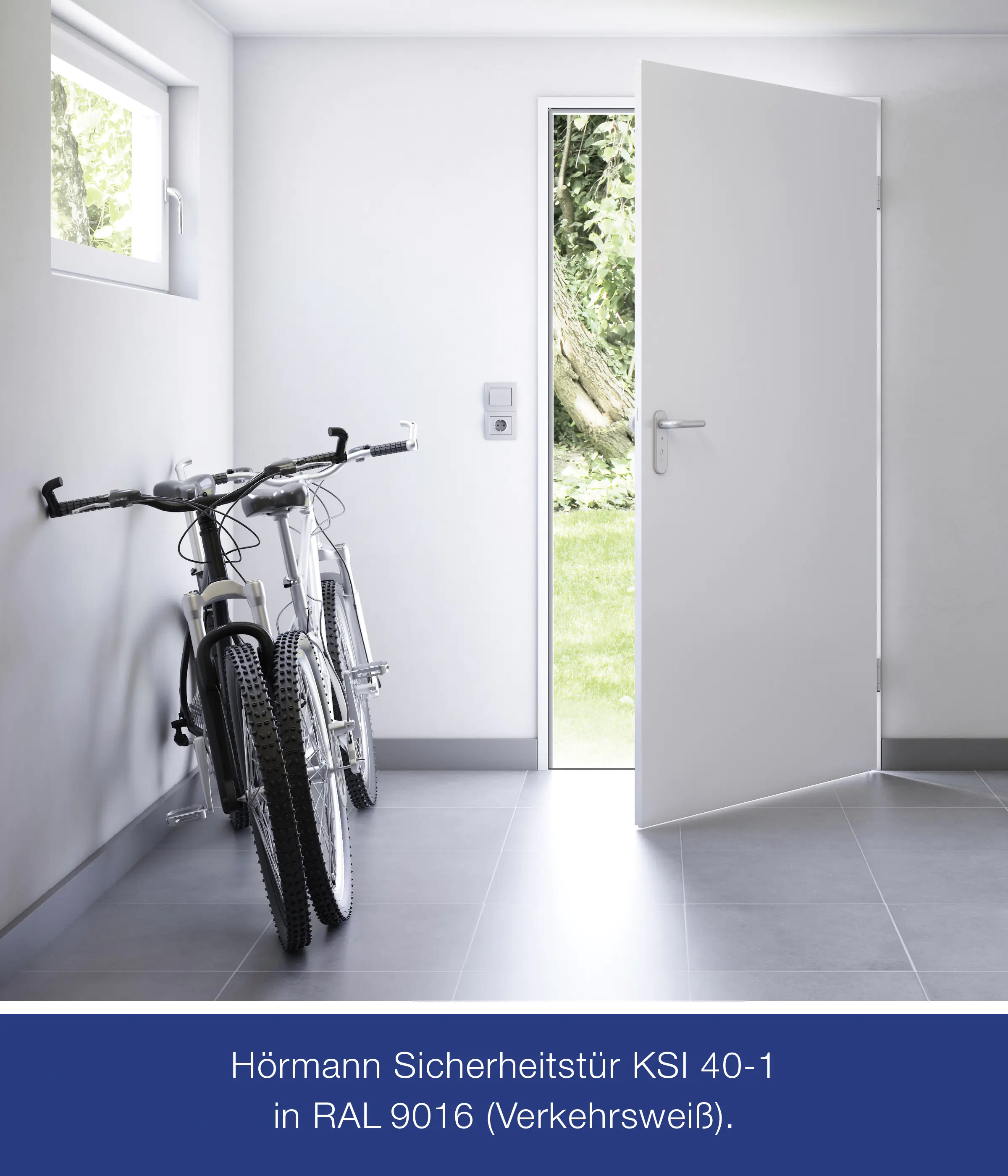 Hörmann Sicherheitstür KSI 40 RC2 100 x 200 cm Rechts