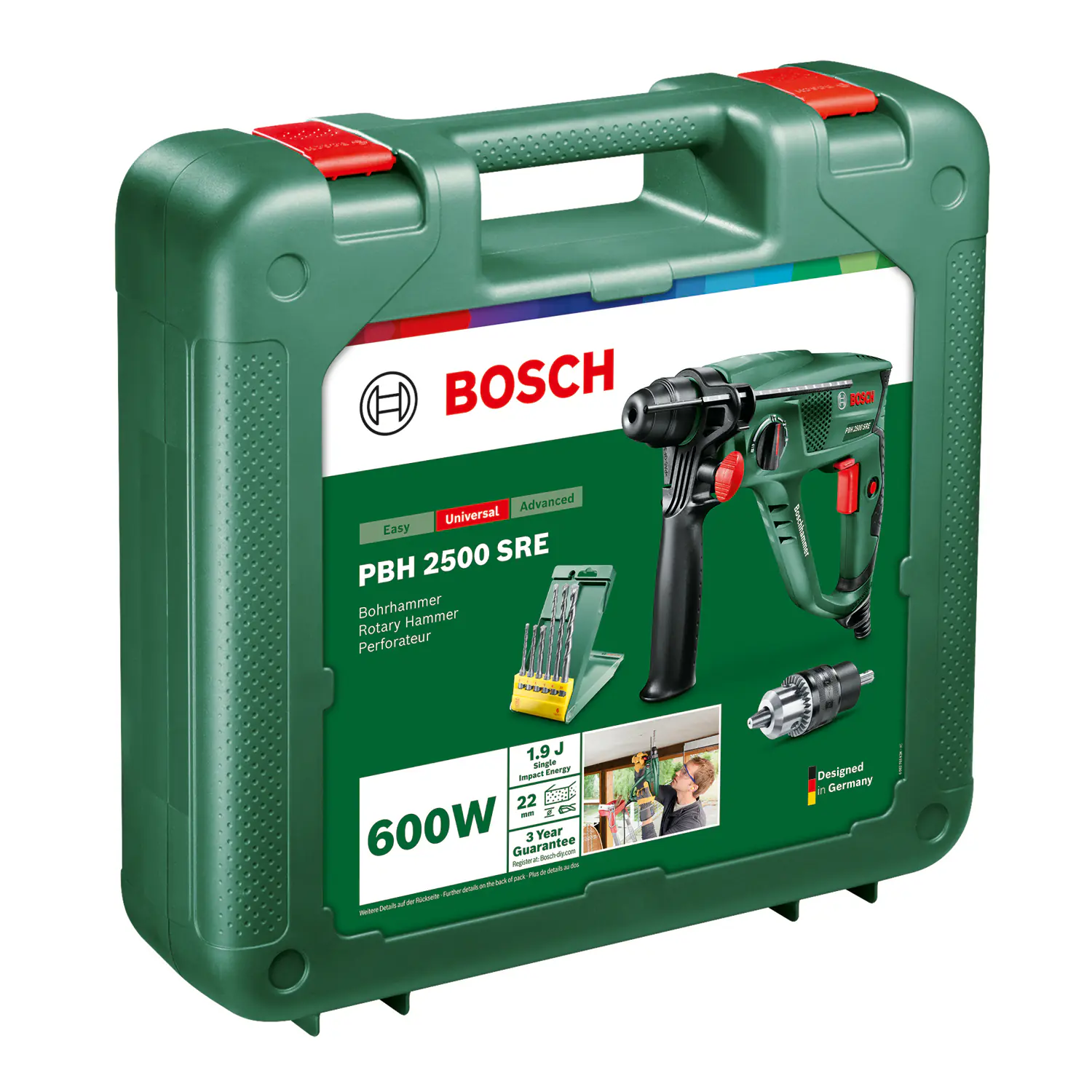 Bosch Bohrhammer PBH 2500 SRE 600 W