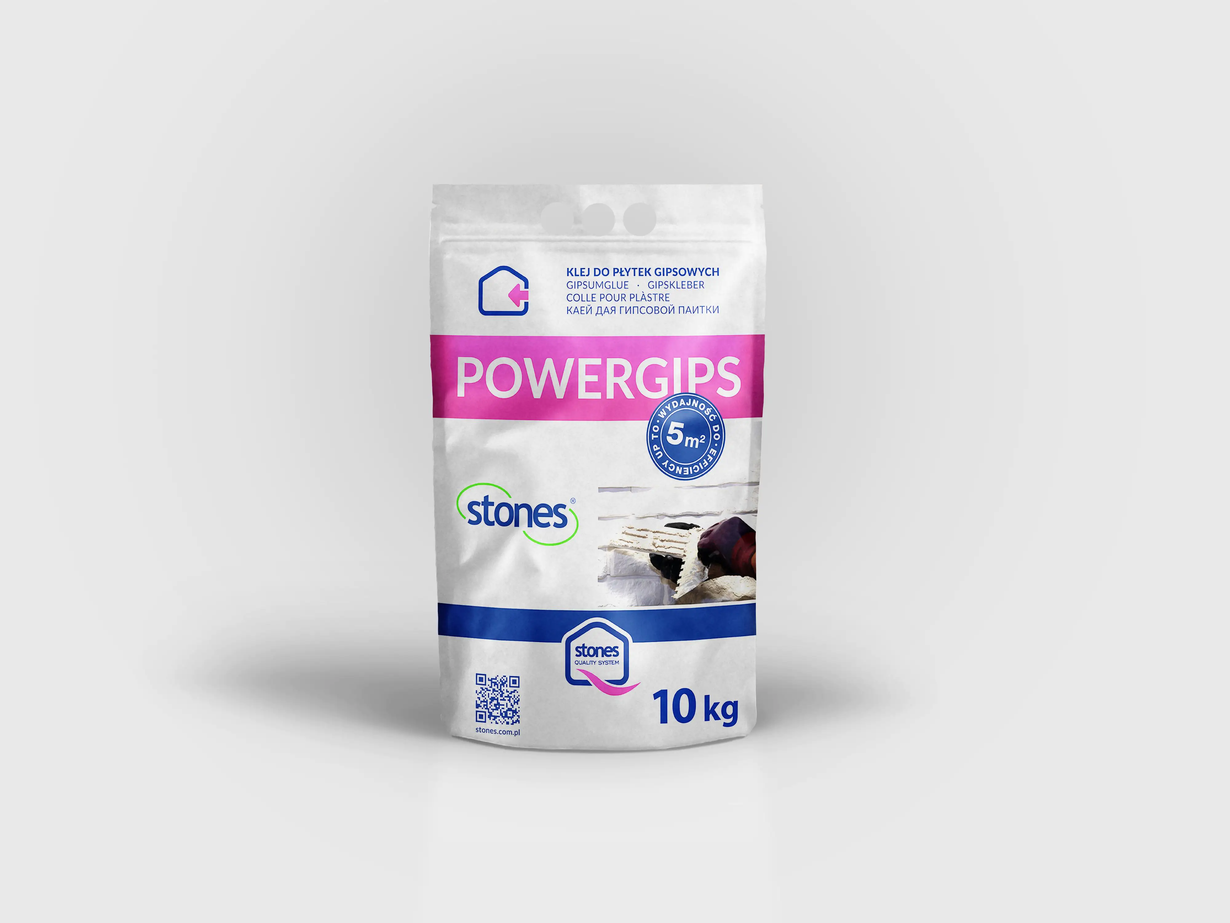 Ammonit Stones Kleber Powergips 10 kg