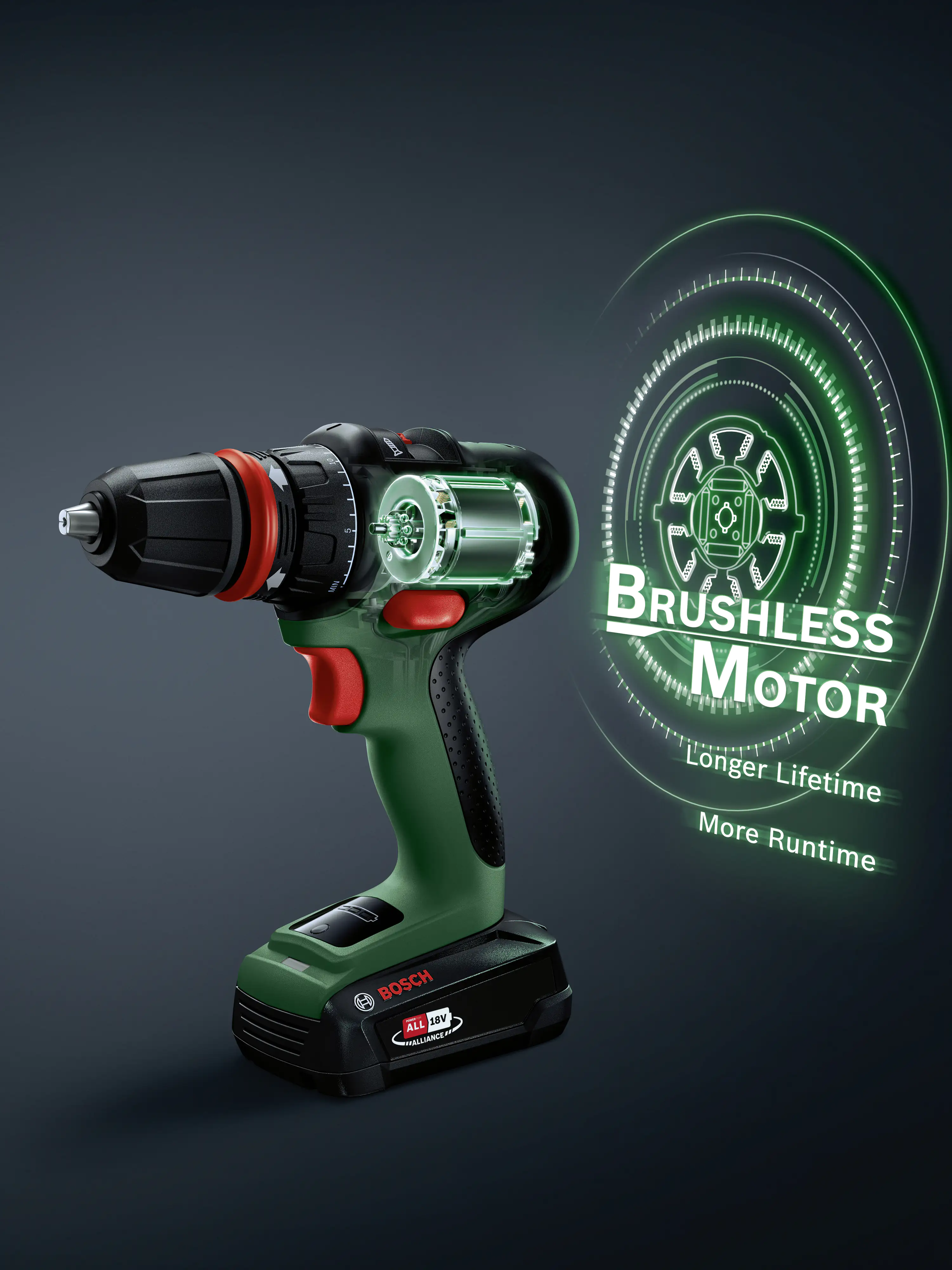 Bosch Akku-Bohrschrauber AdvancedDrill 18 V 2,5 Ah Solo