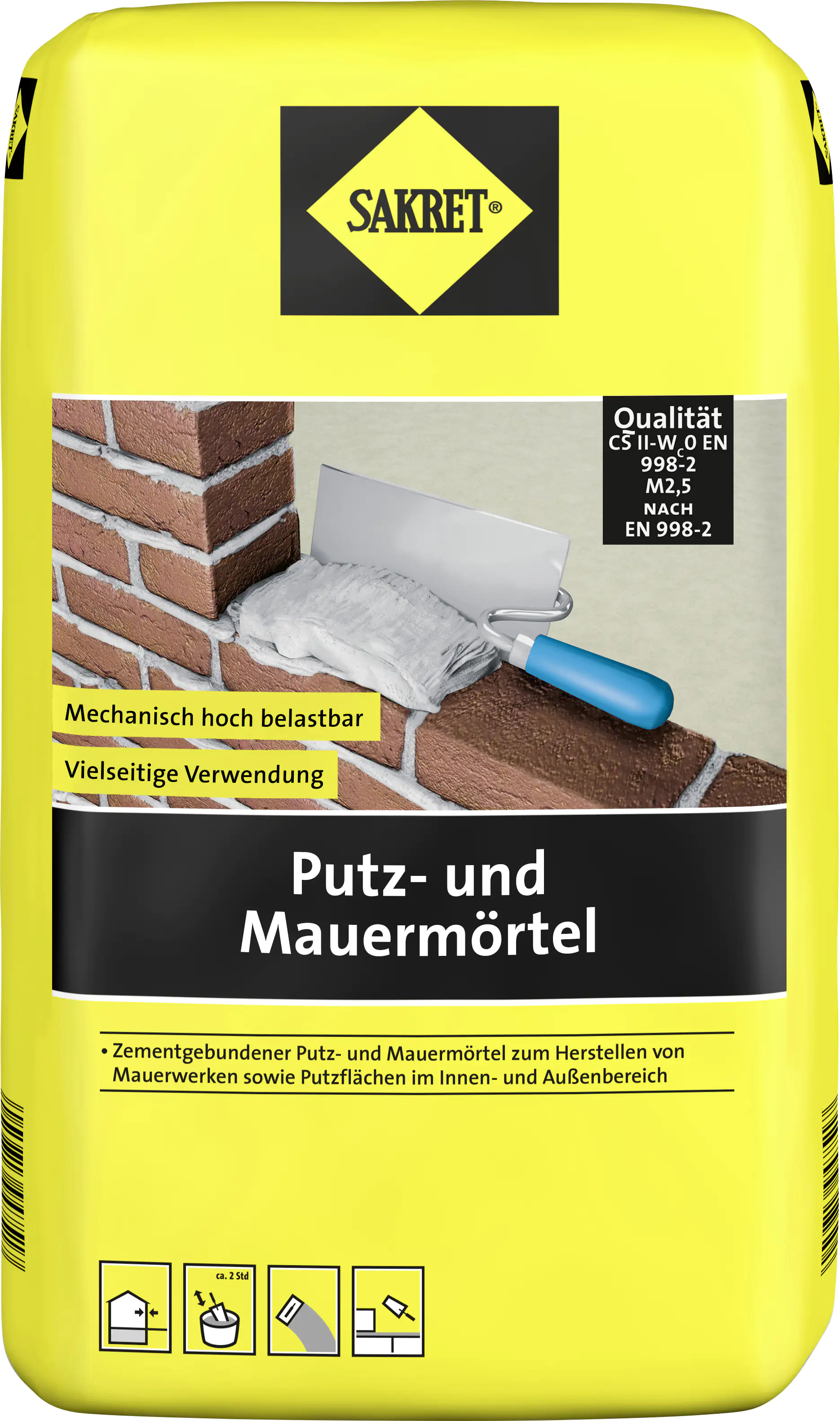 SAKRET Putz- und Mauermörtel 40 kg Sack