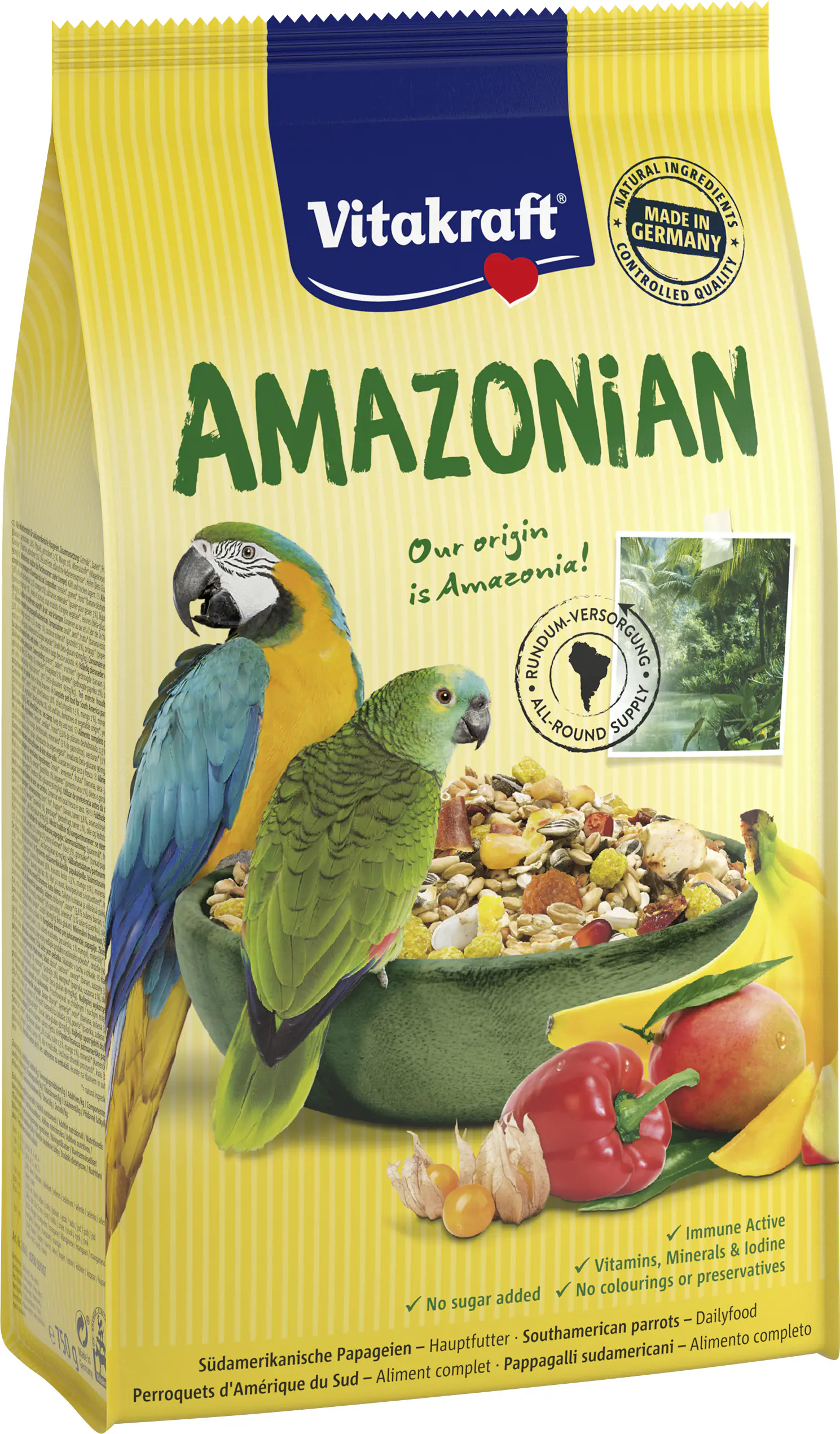 Vitakraft AMAZONIAN südamerik. PA 750 g