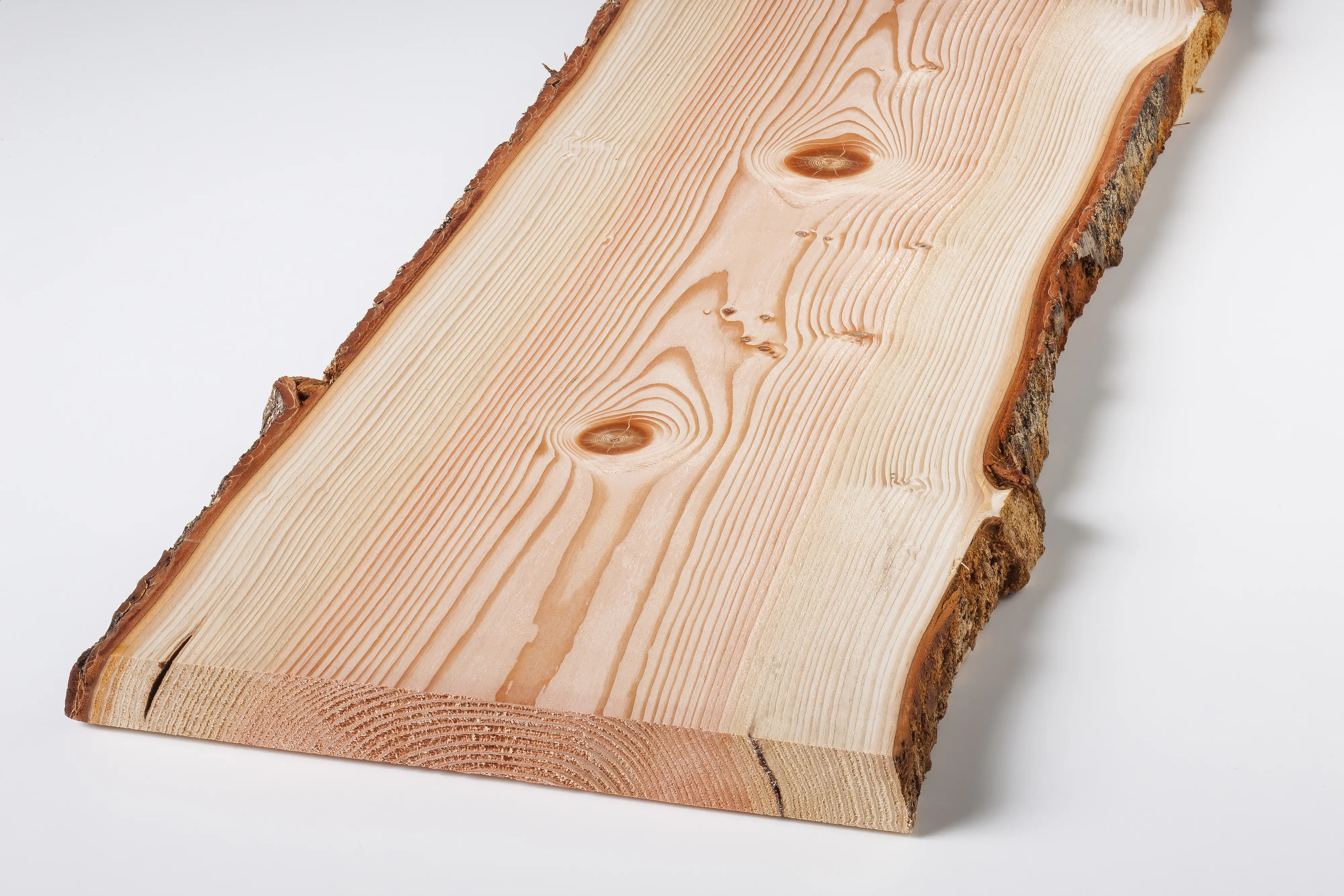 Holzbrett Massivholz Douglasie unbesäumt 120 x 33 cm 30 mm