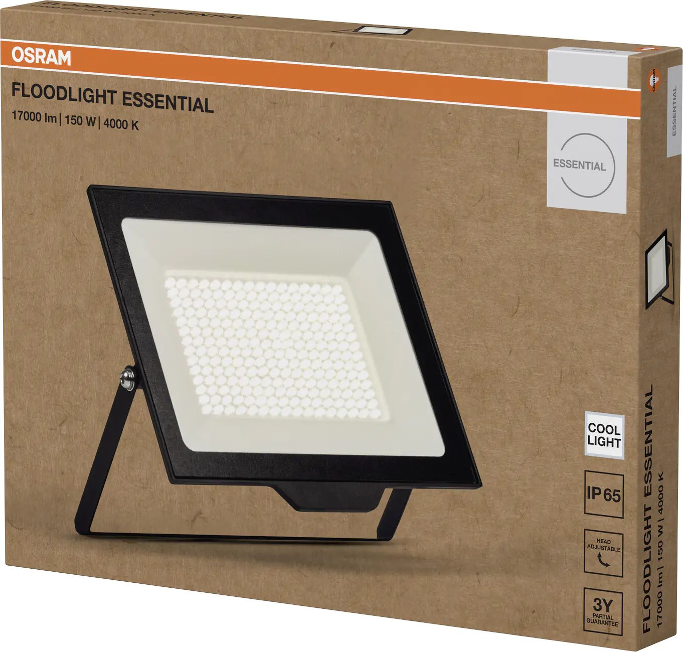 Osram Außenleuchte Floodlight Essential 150W 4000K schwarz