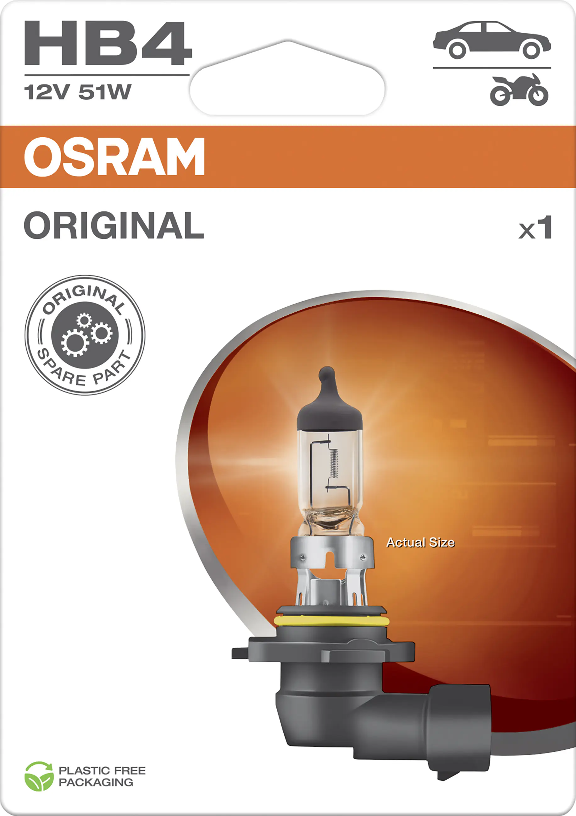 Osram Scheinwerferlampe HB4 Original 2.0