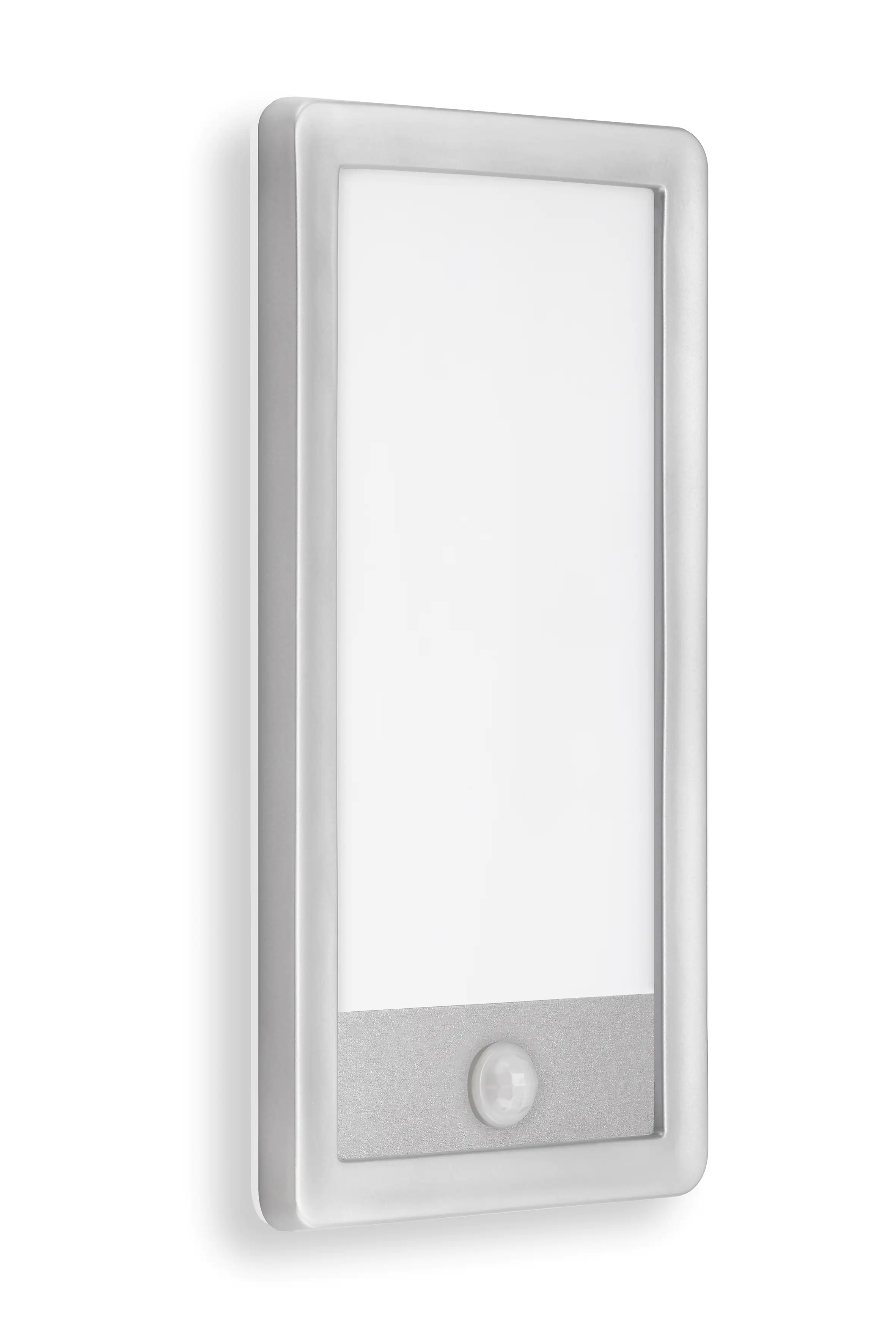 Telefunken LED Außenleuchte Nizza Sensor Backlight silber 28 x 15 x 4,5 cm