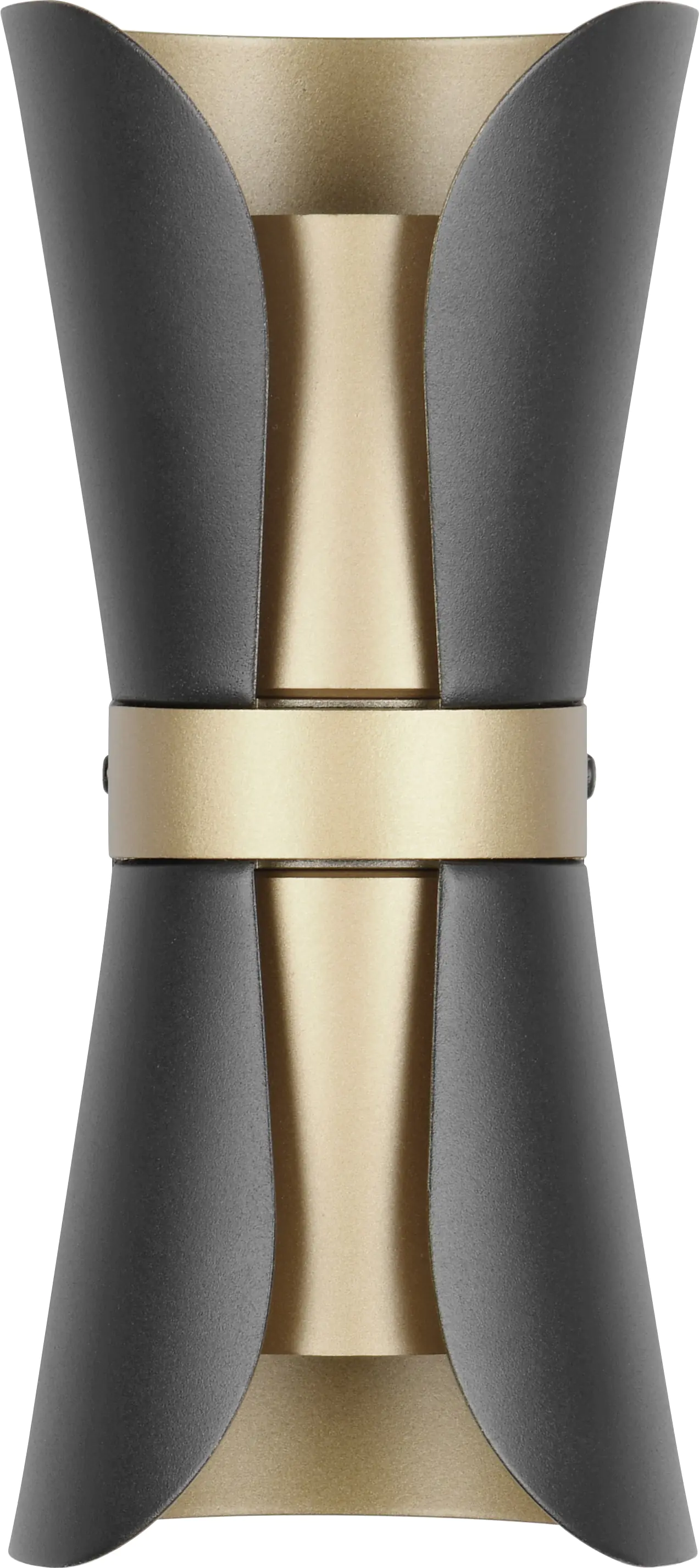 Trio Leuchten LED Wandleuchte Coat GU10 schwarz gold Metall