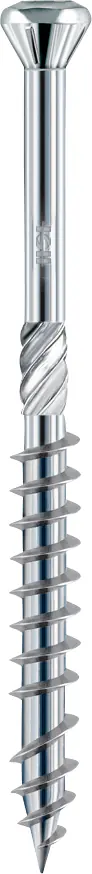 HSeasy Terra Terrassenschrauben Tordrive TX25 rostfrei Ø 5 x 50 mm - 200 Stück Edelstahl C1
