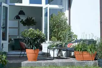 Elho Untersetzer Loft Urban Ø 24 cm terra