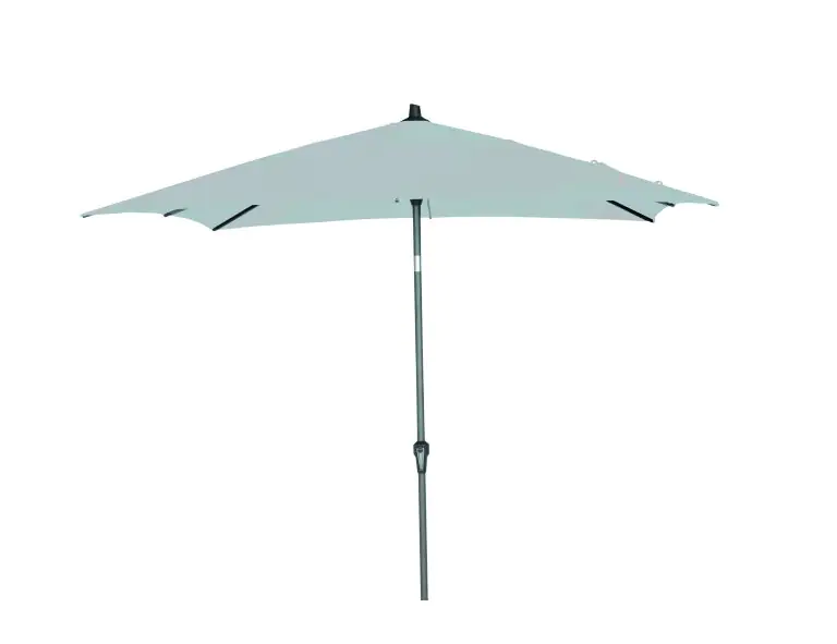 Siena Garden Mittelstockschirm Avio grau 250 x 250 cm