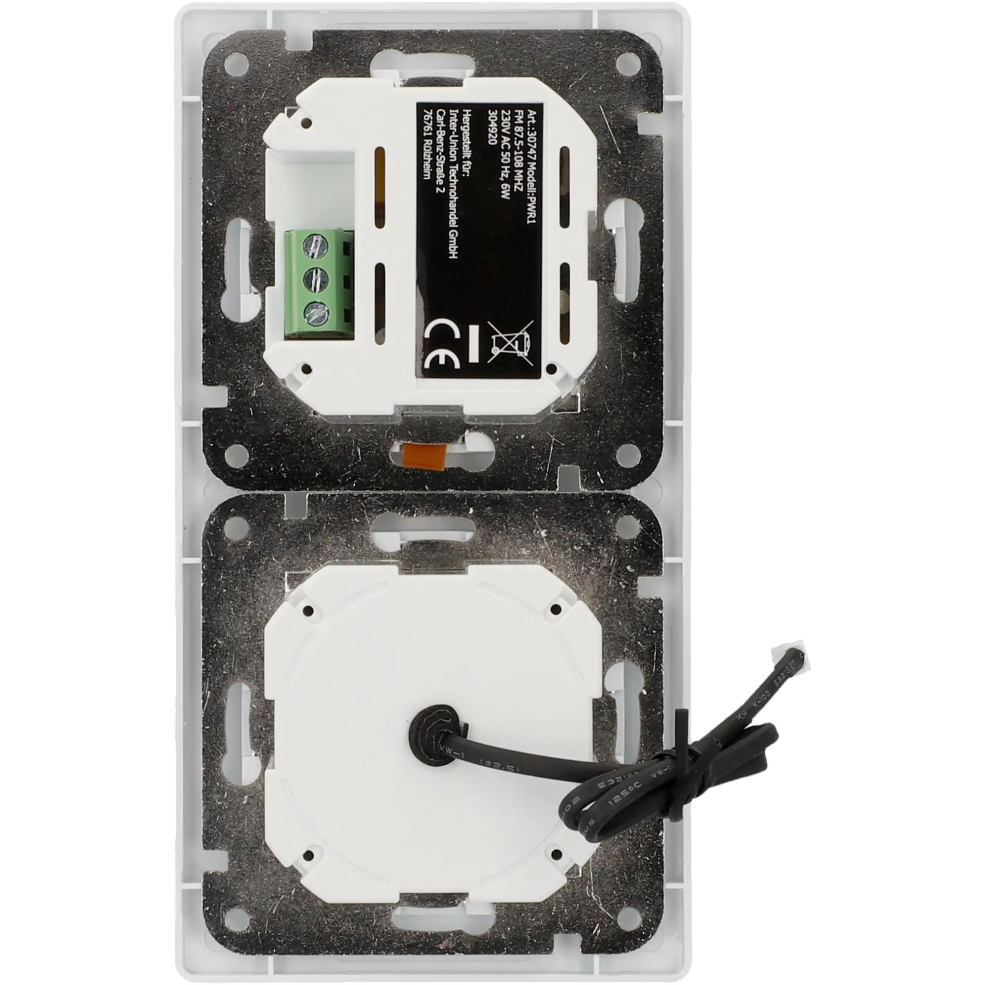 Bluetooth Unterputz Einbauradio ultraweiß