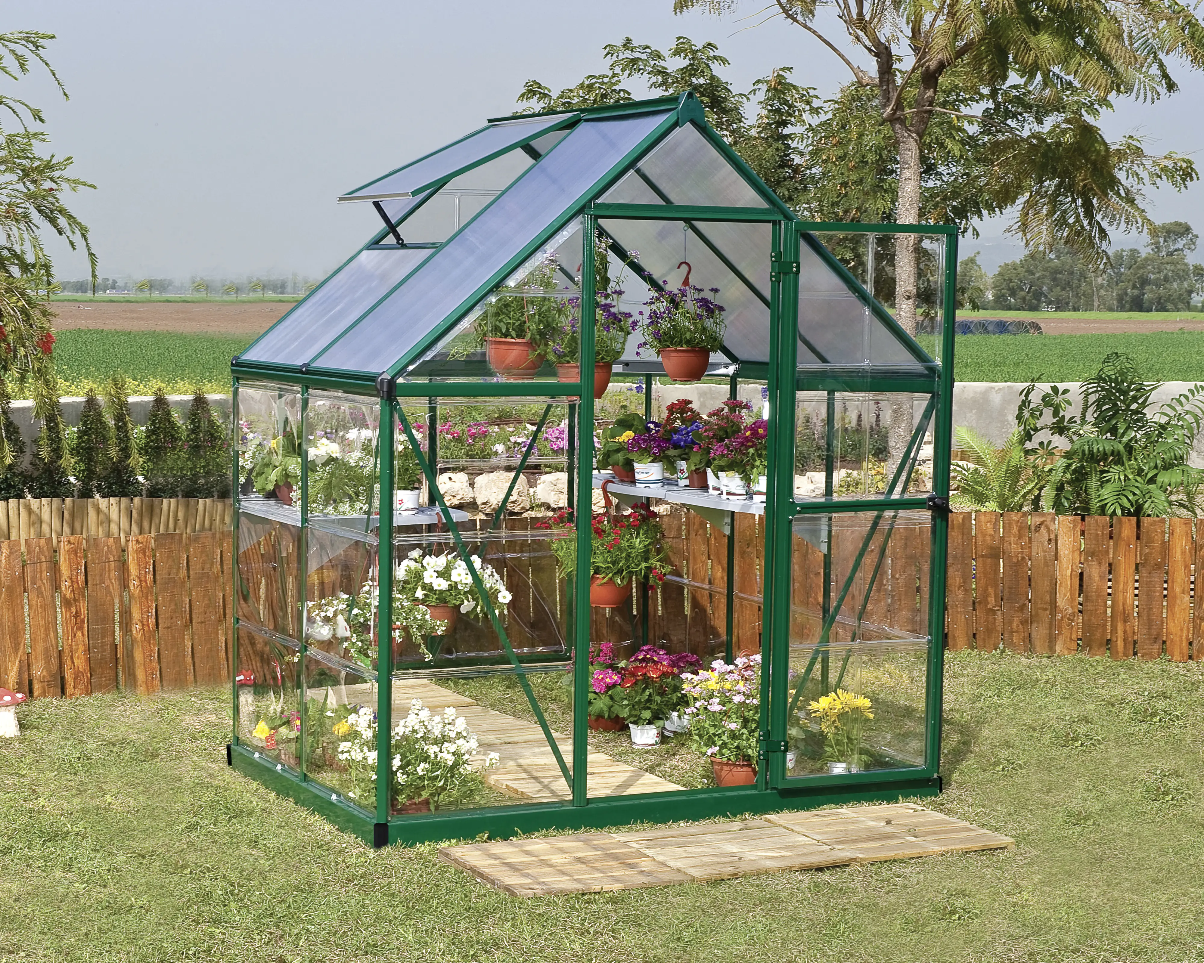Canopia Gewächshaus Hybrid 6X4 grün 185 x 126 x 208 cm