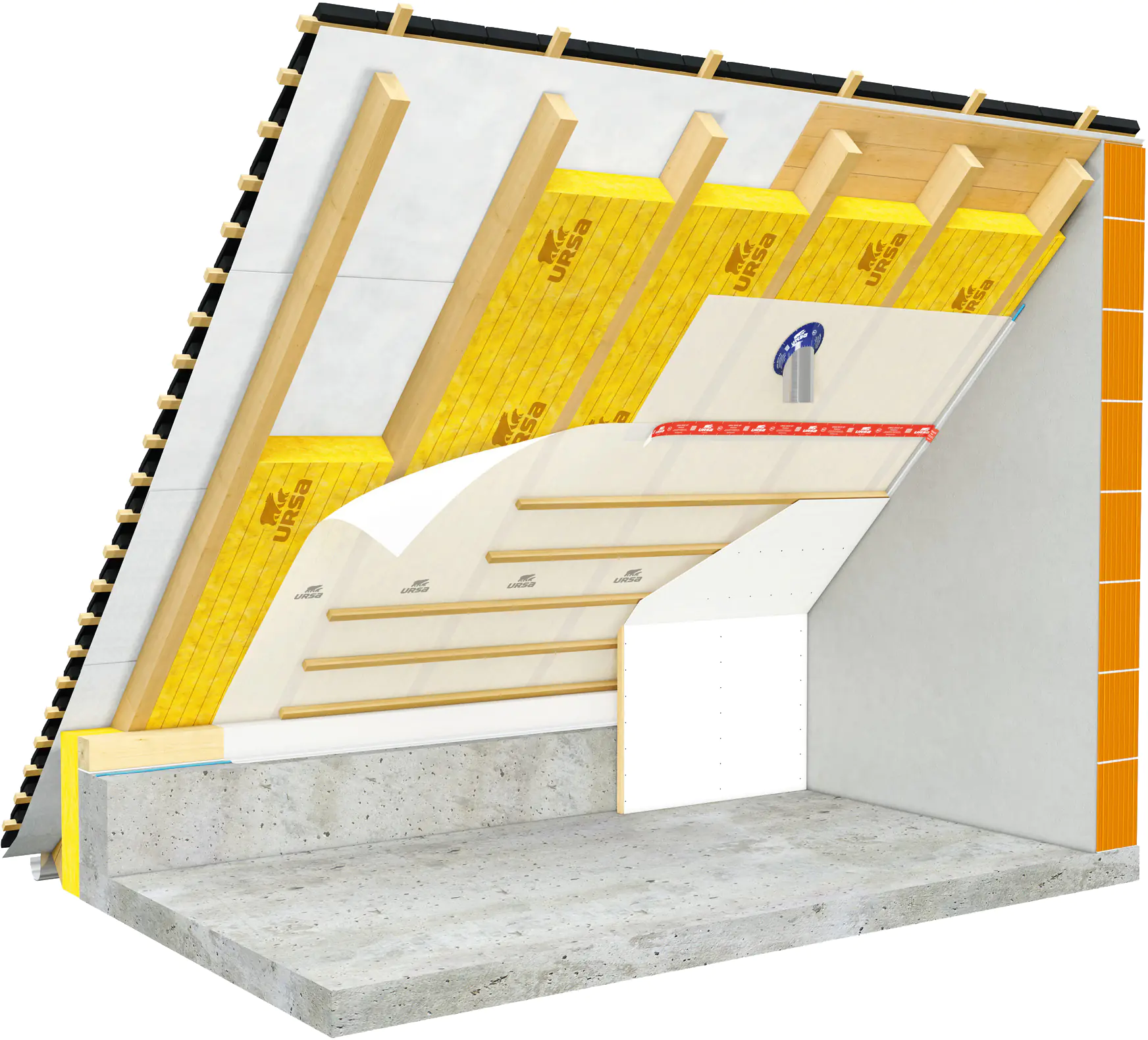 Dachausbau-Komplettpaket WLG032 100 mm