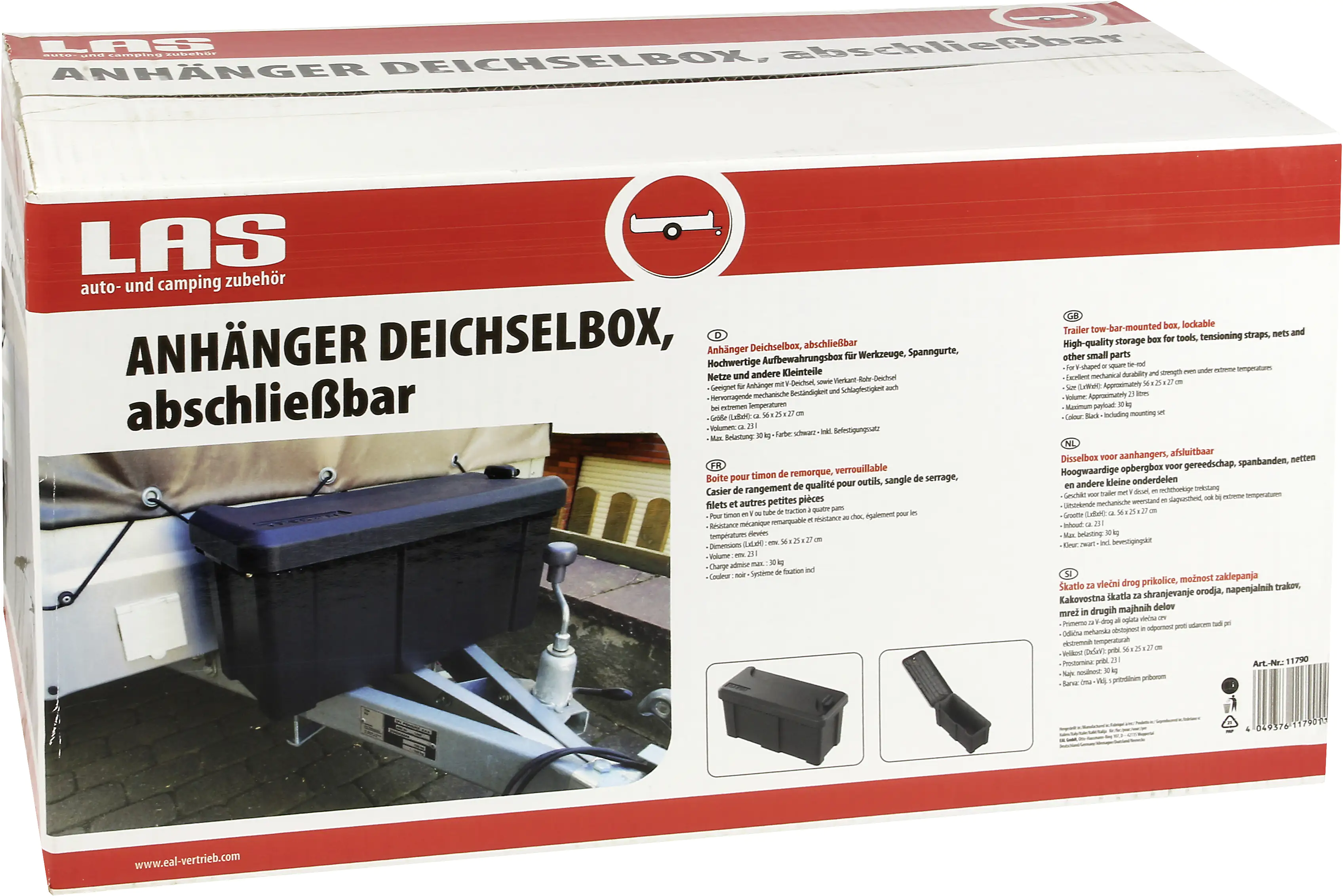 LAS Anhänger Deichselbox abschließbar