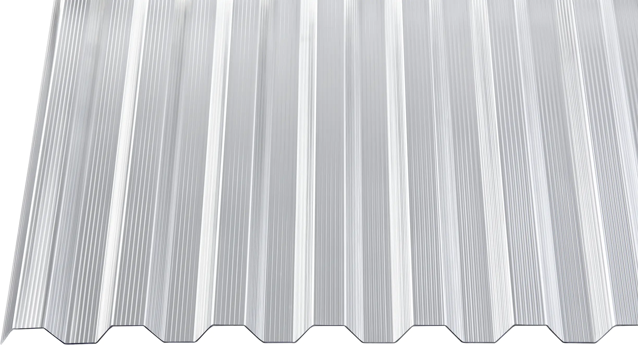 Gutta Polycarbonat-Wellplatte Sinus 76/18 700 x 90 cm 1,4 mm klar