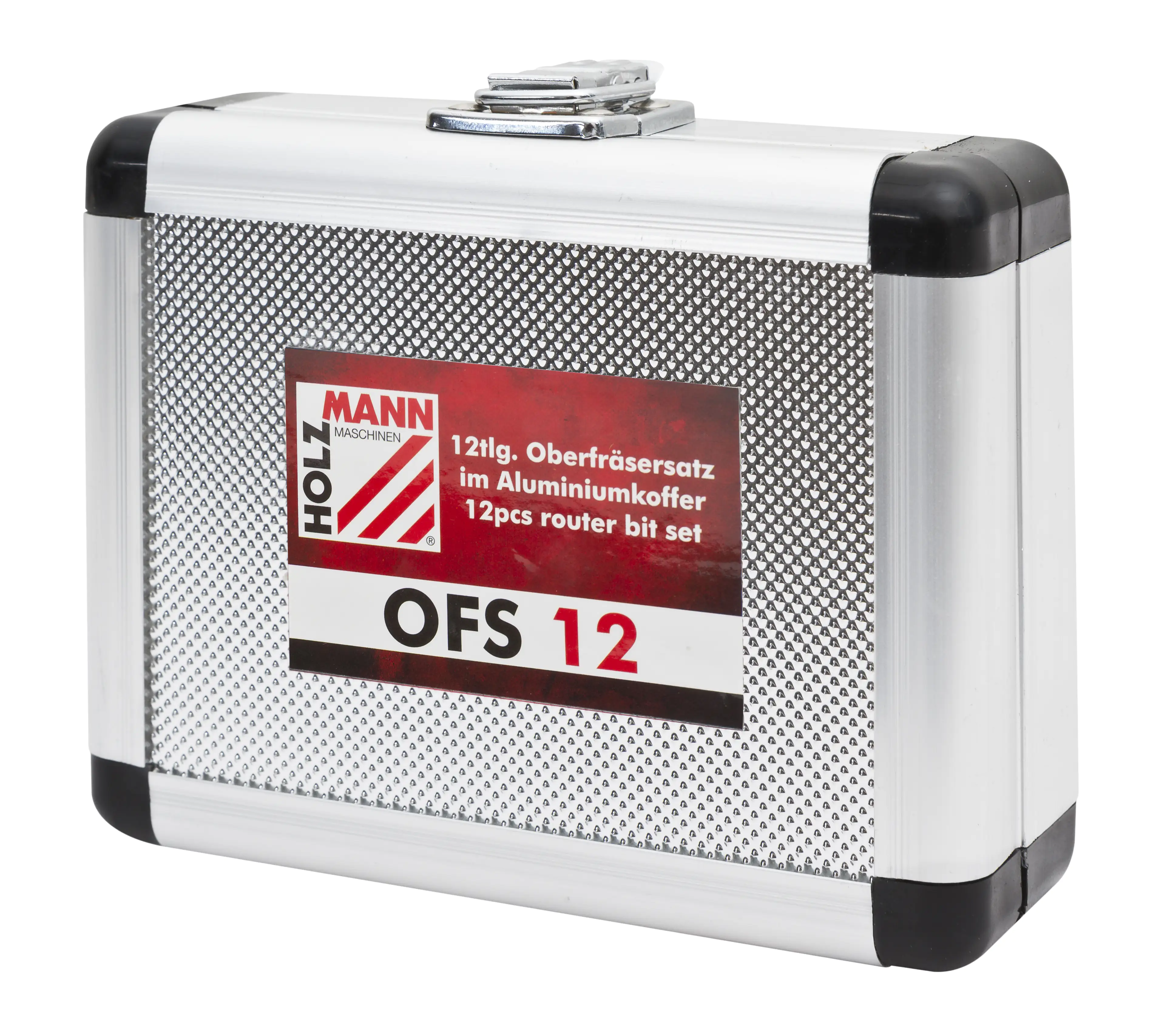 Holzmann Oberfräsersatz OFS12 12-teilig im Aluminiumkoffer