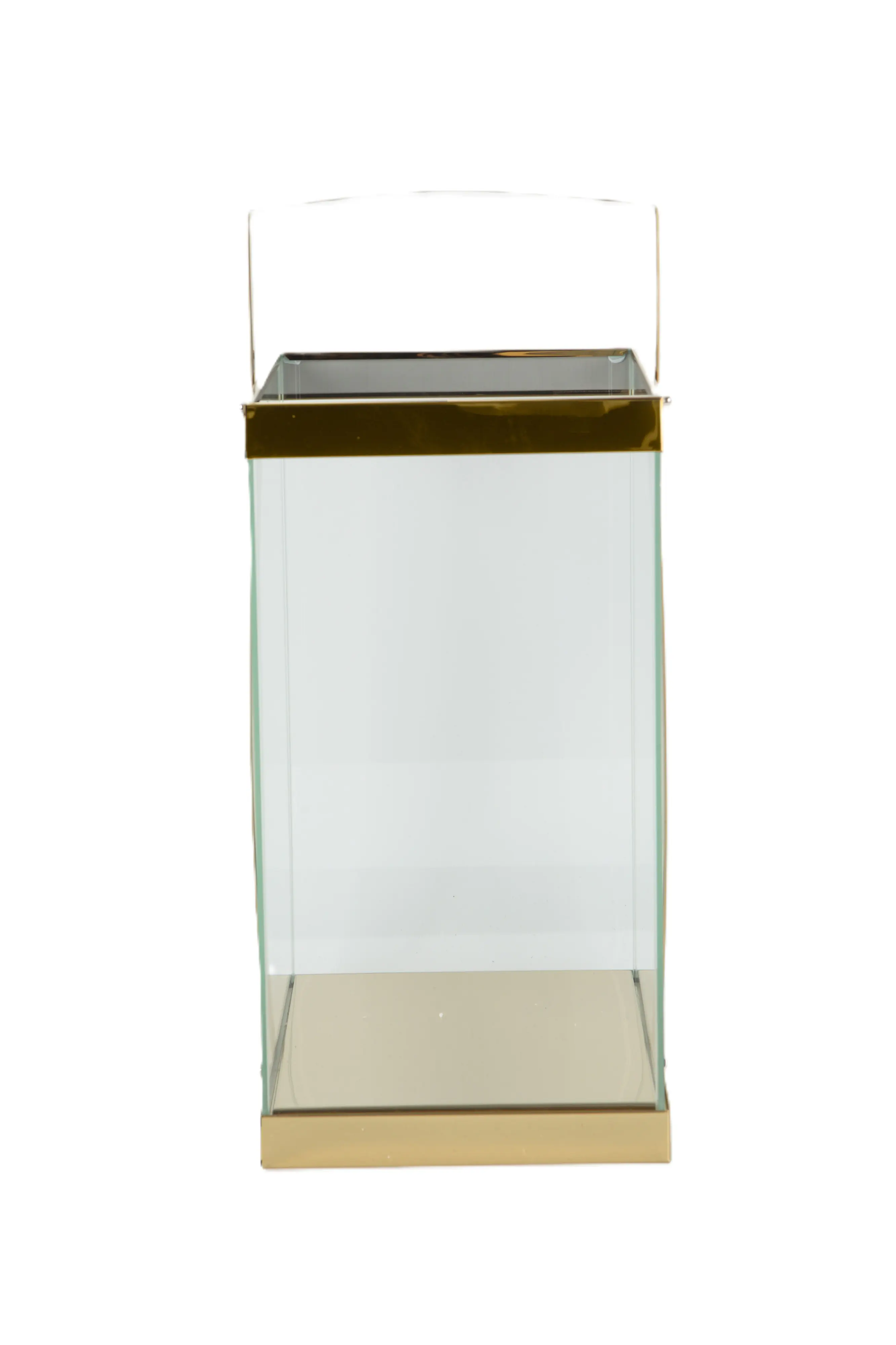 TrendLine Deko Laterne Edelstahl 18 x 18 x 35 cm gold
