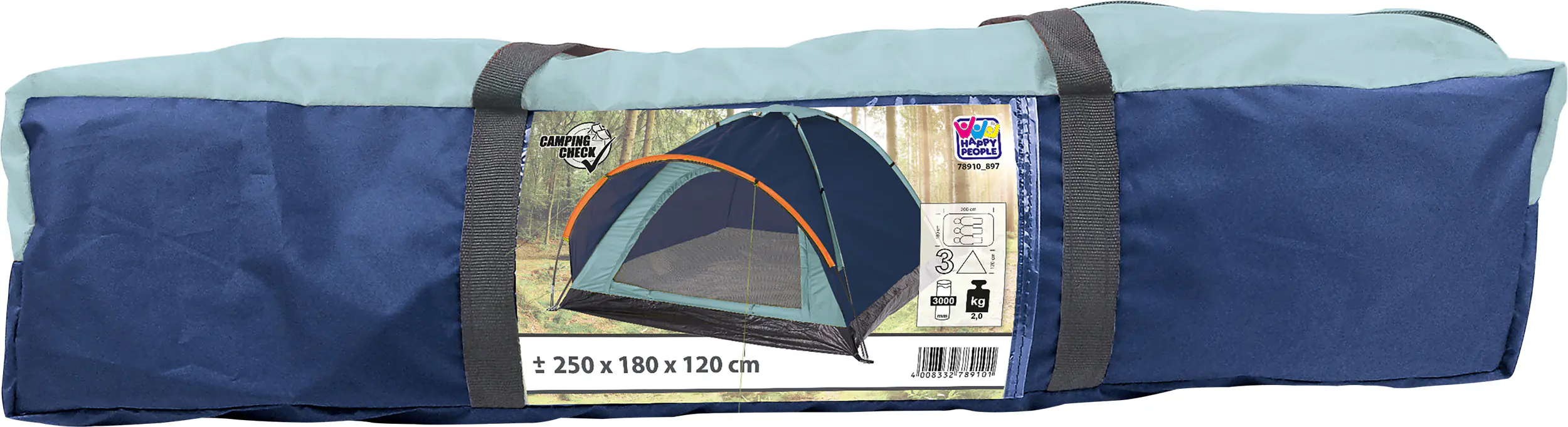 Happy People Zelt Dome Premium für 3 Personen