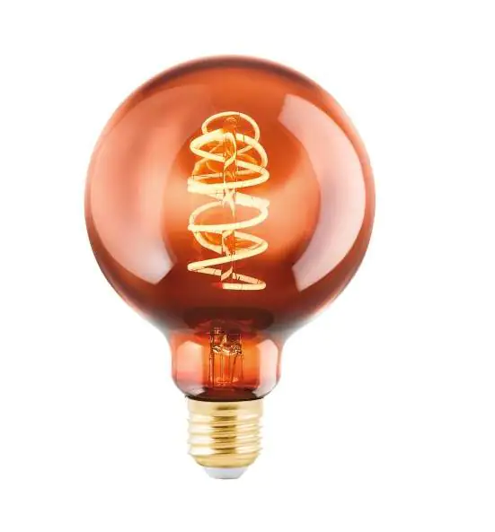 Eglo LED Globe G95 E27 4W kupfer