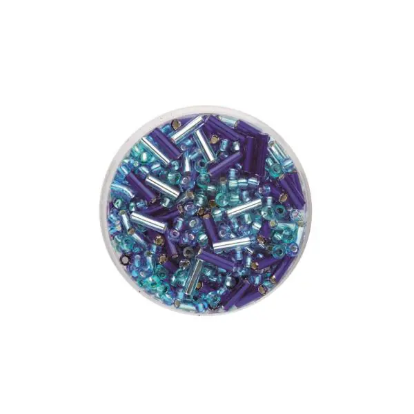 Glorex Rocailles + Glorex Stifte 6 mm 17 g, mix