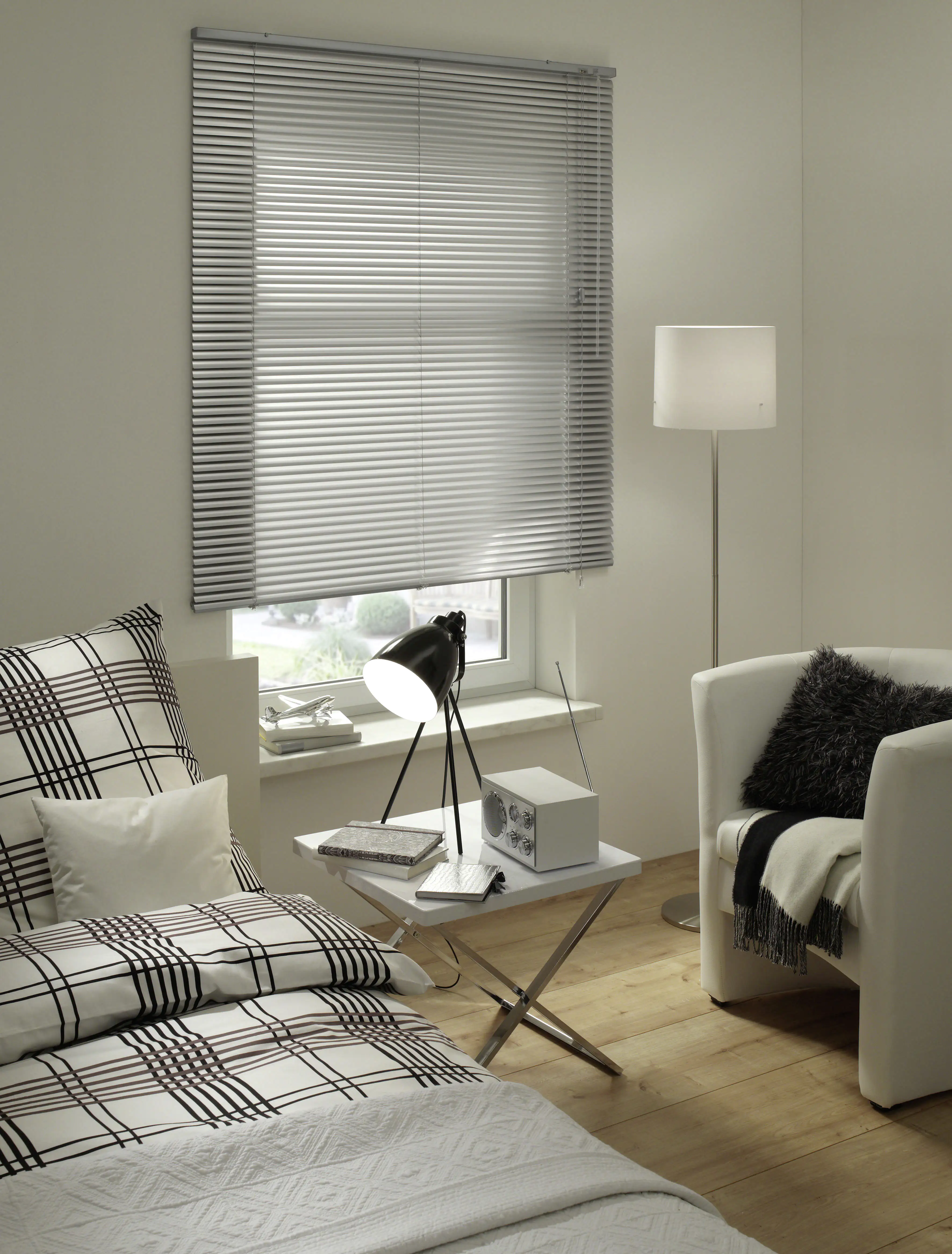 Gardinia Alu Jalousie silber, 160 x 175 cm