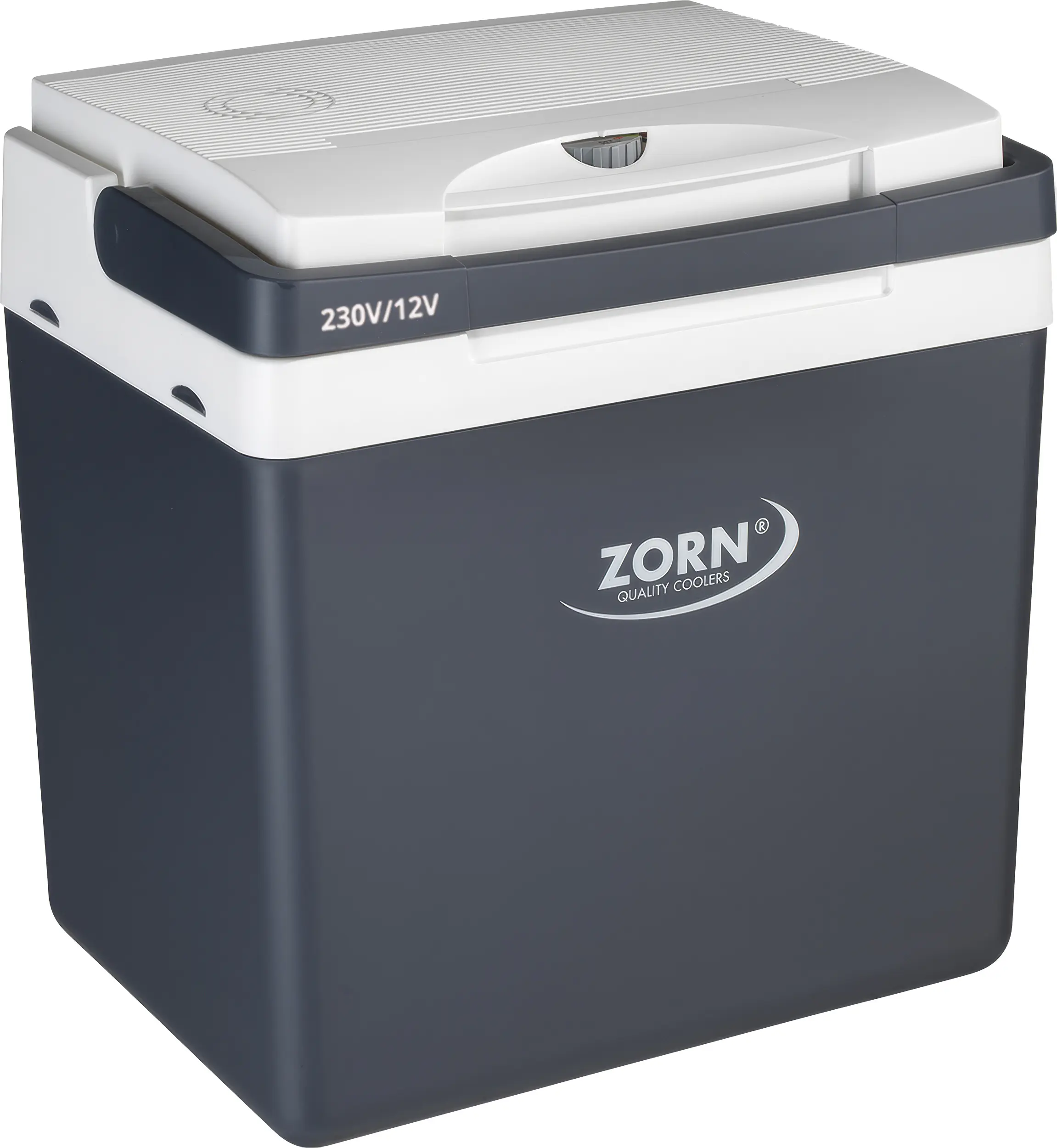 Zorn Kühlbox elektrisch ZA26 LNE 12V Anschluss grau/weiß 25 L