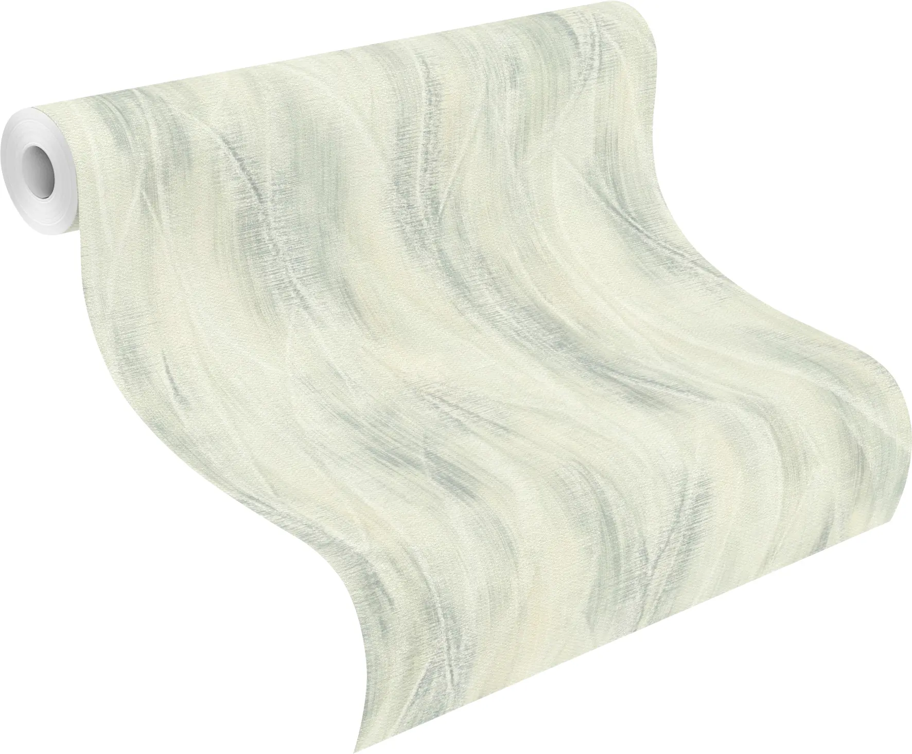 Rasch Vliestapete Aquarell Muster Blatt hellgrün 10,05 x 0,53 m