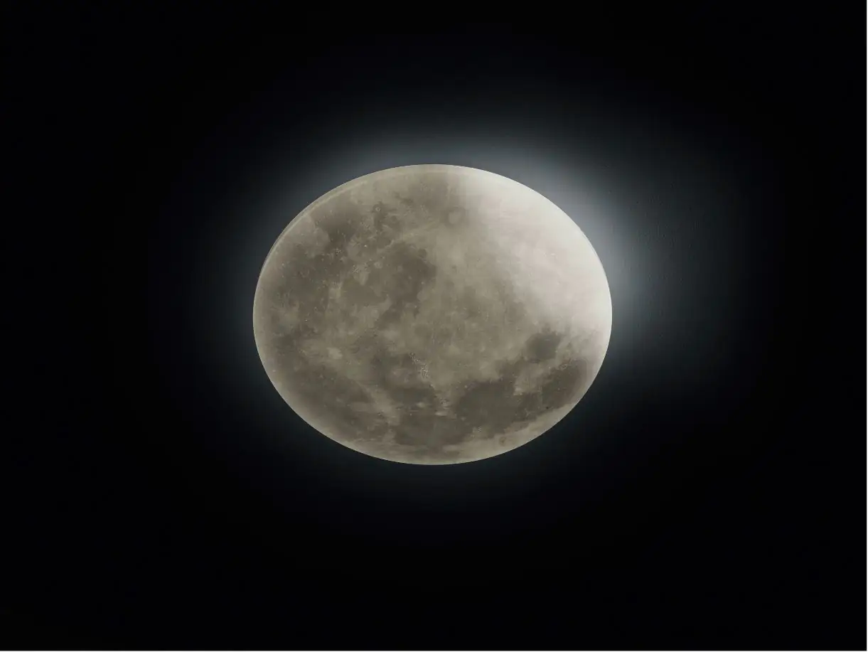 Trio LED Deckenleuchte Lunar Mond inkl. Fernbedienung