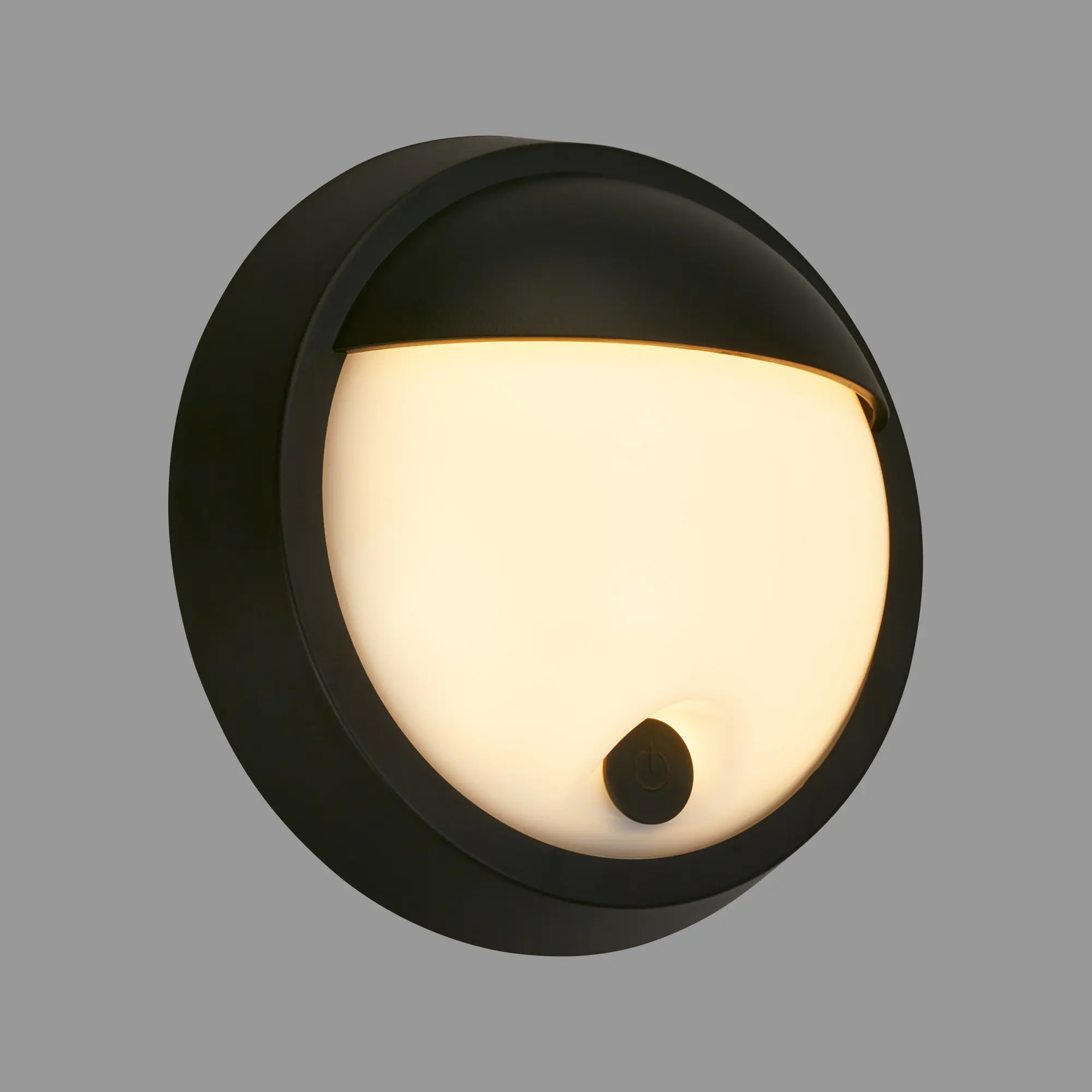 Briloner LED Akku-Außenwandleuchte Puni 4W schwarz Touch-Dimmer warmweiß