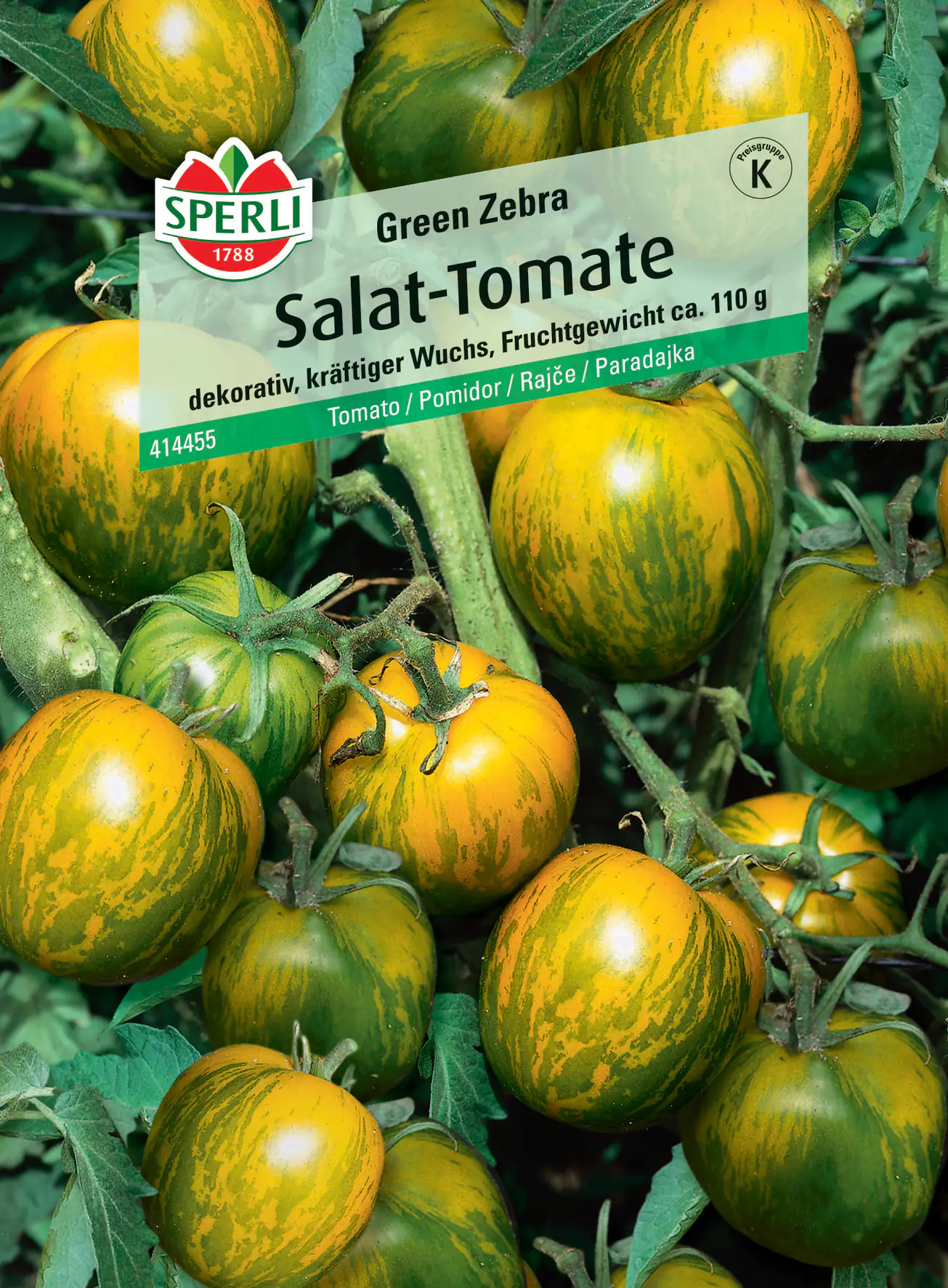 Sperli Salat-Tomate Green Zebra