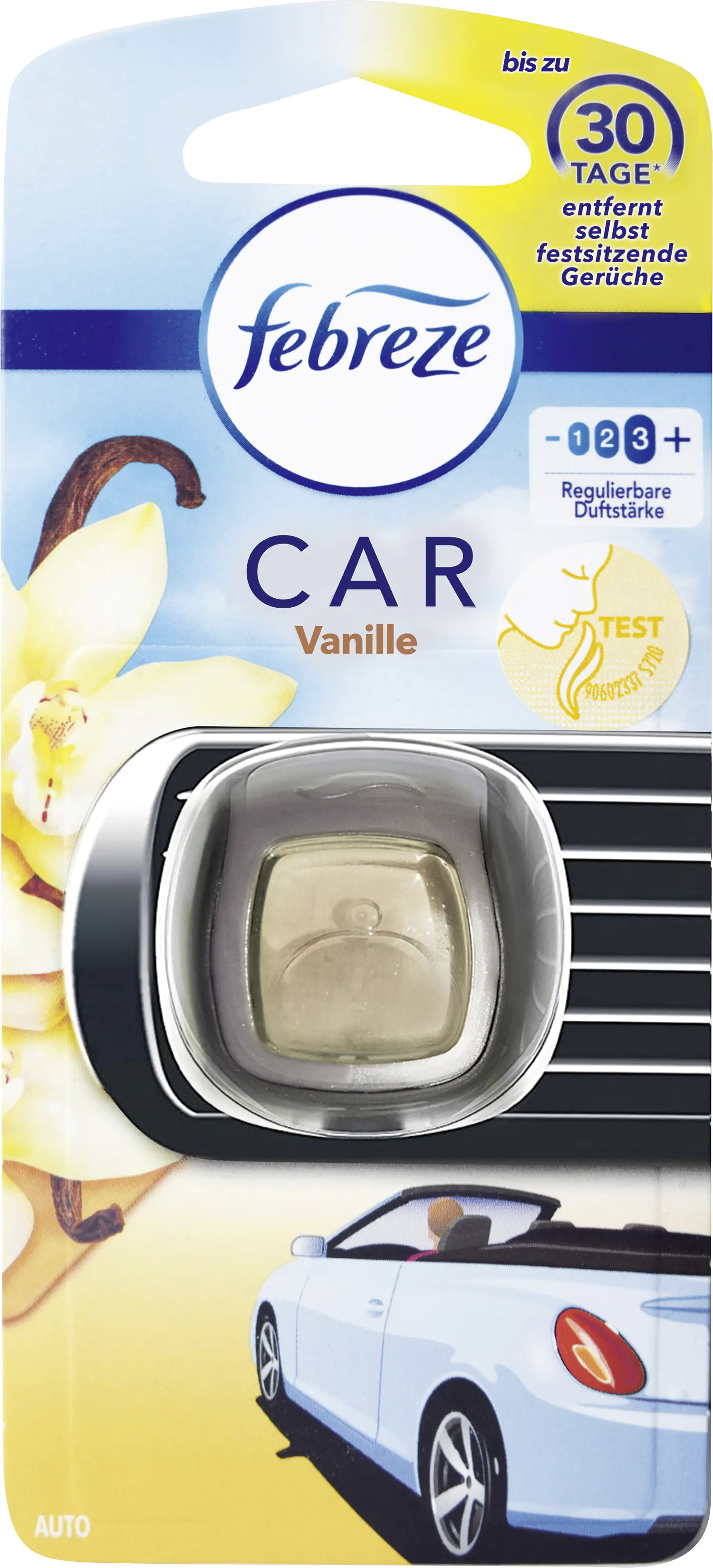 Febreze Car Lufterfrischer Clip Vanilleblüte