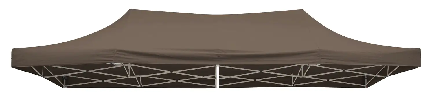 TrendLine Ersatzdach zu Faltpavillon 297 x 581 cm taupe