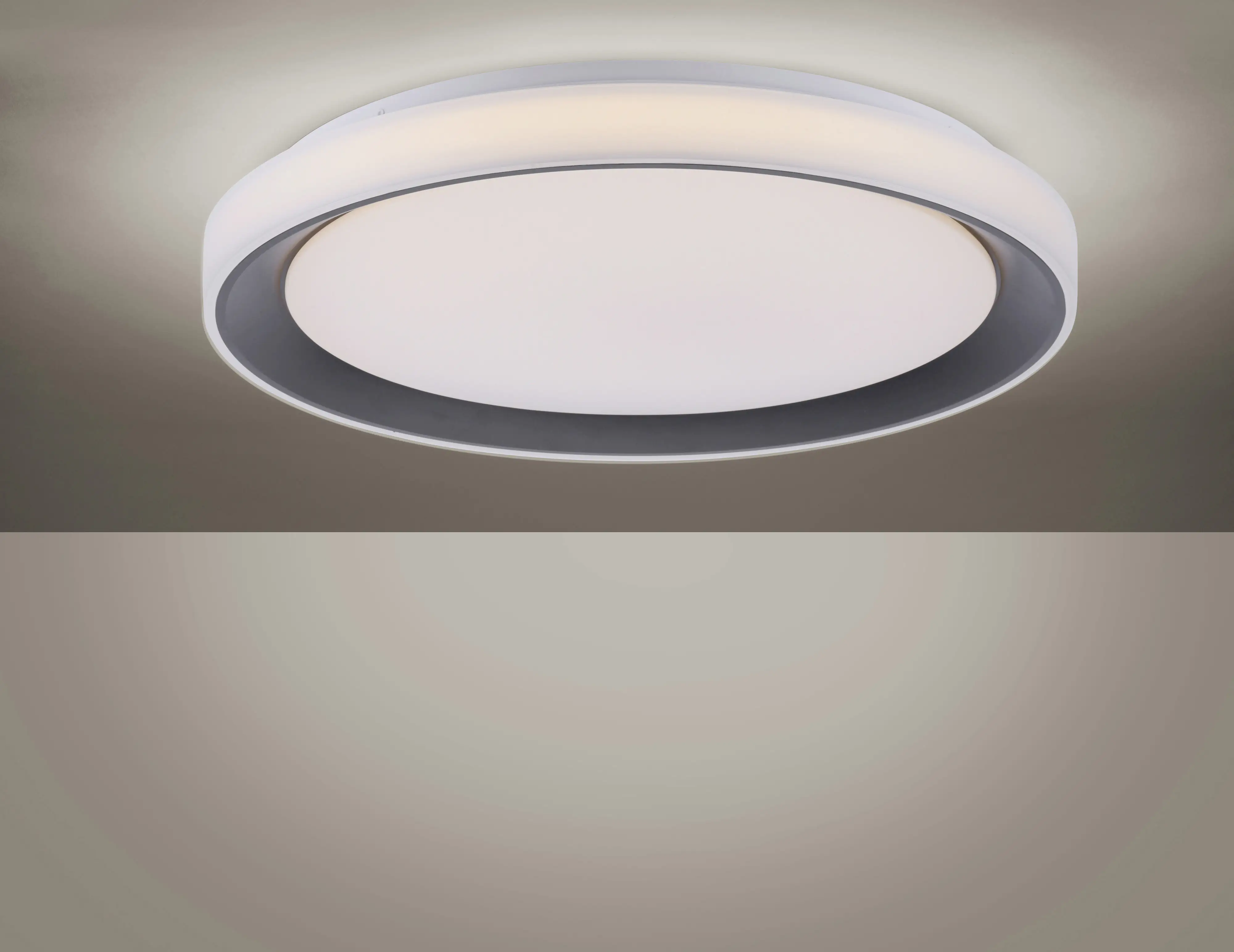 JustLight LED Deckenleuchte Disc Lola Smart schwarz, Smart Home