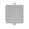 REV Aufputz-Abzweigkasten IP54 75 x 75 x 40 mm grau 10er Pack