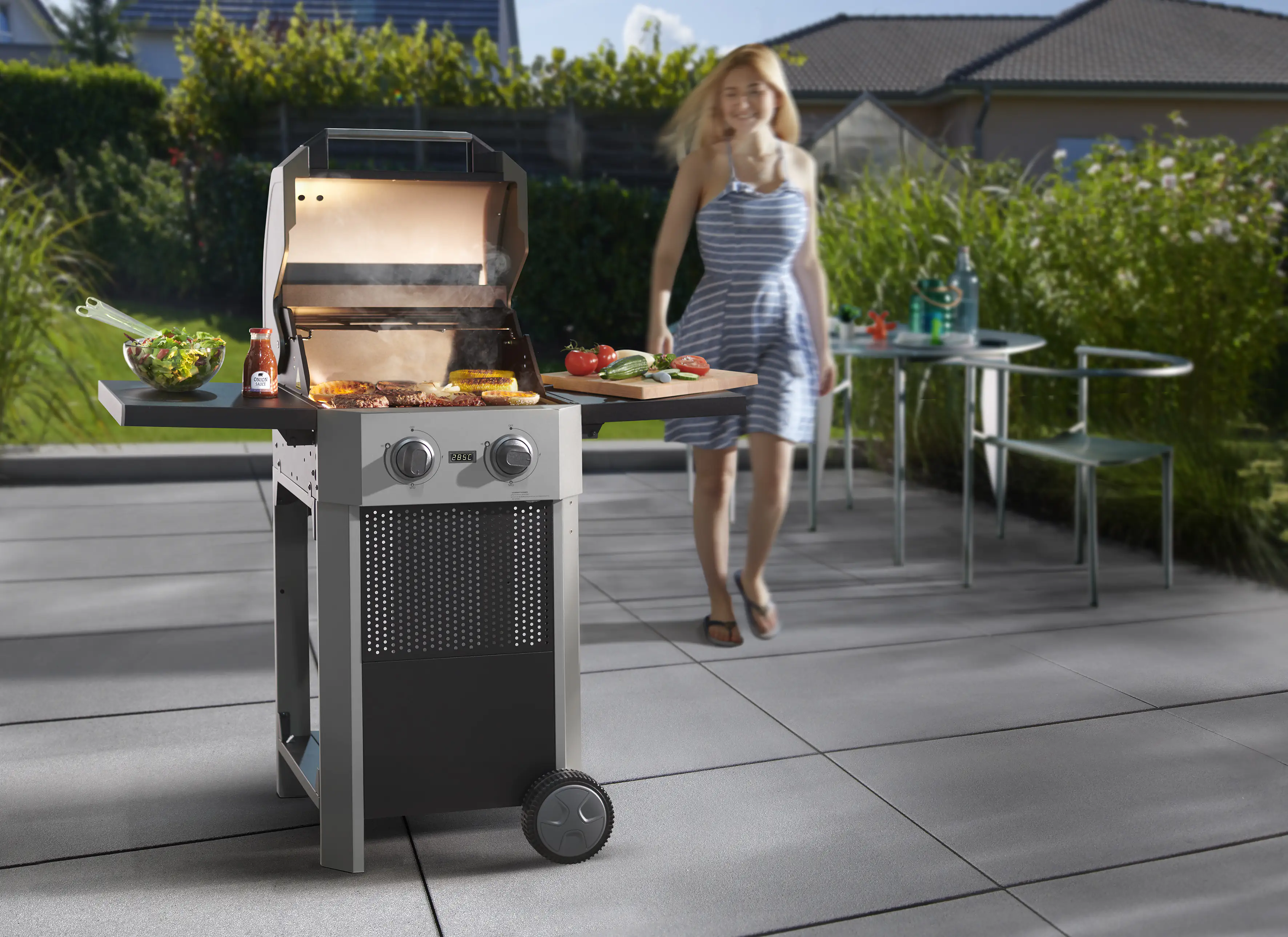 Buschbeck Elektrogrill Grenada 121,6 x 60,3 x 112,2 cm