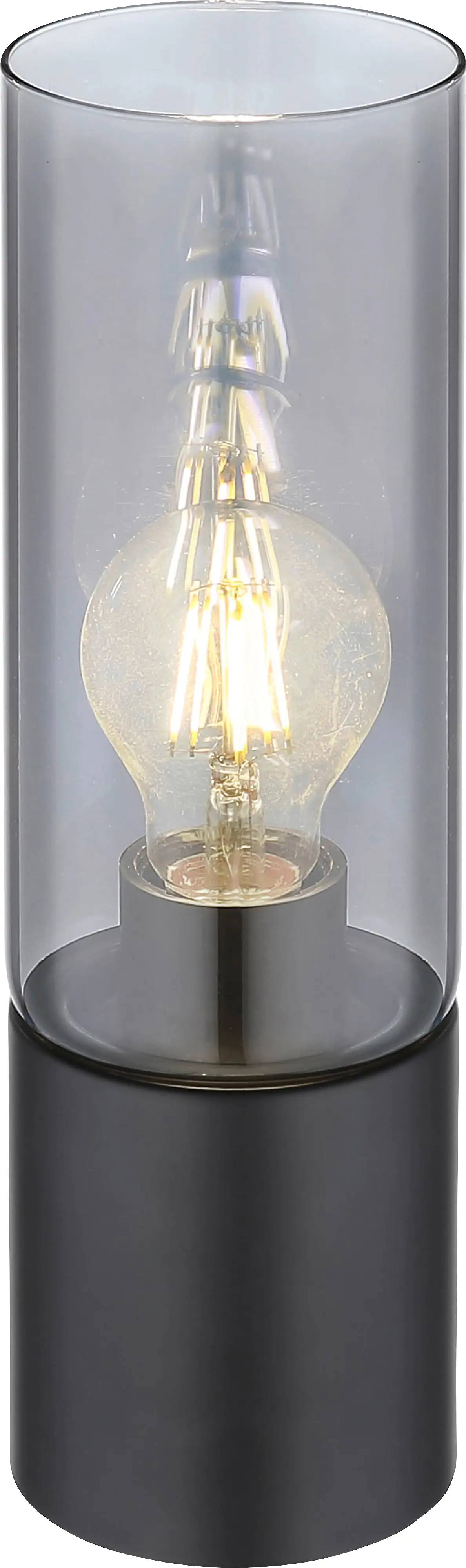 Globo Tischlampe Annika 30 cm schwarz