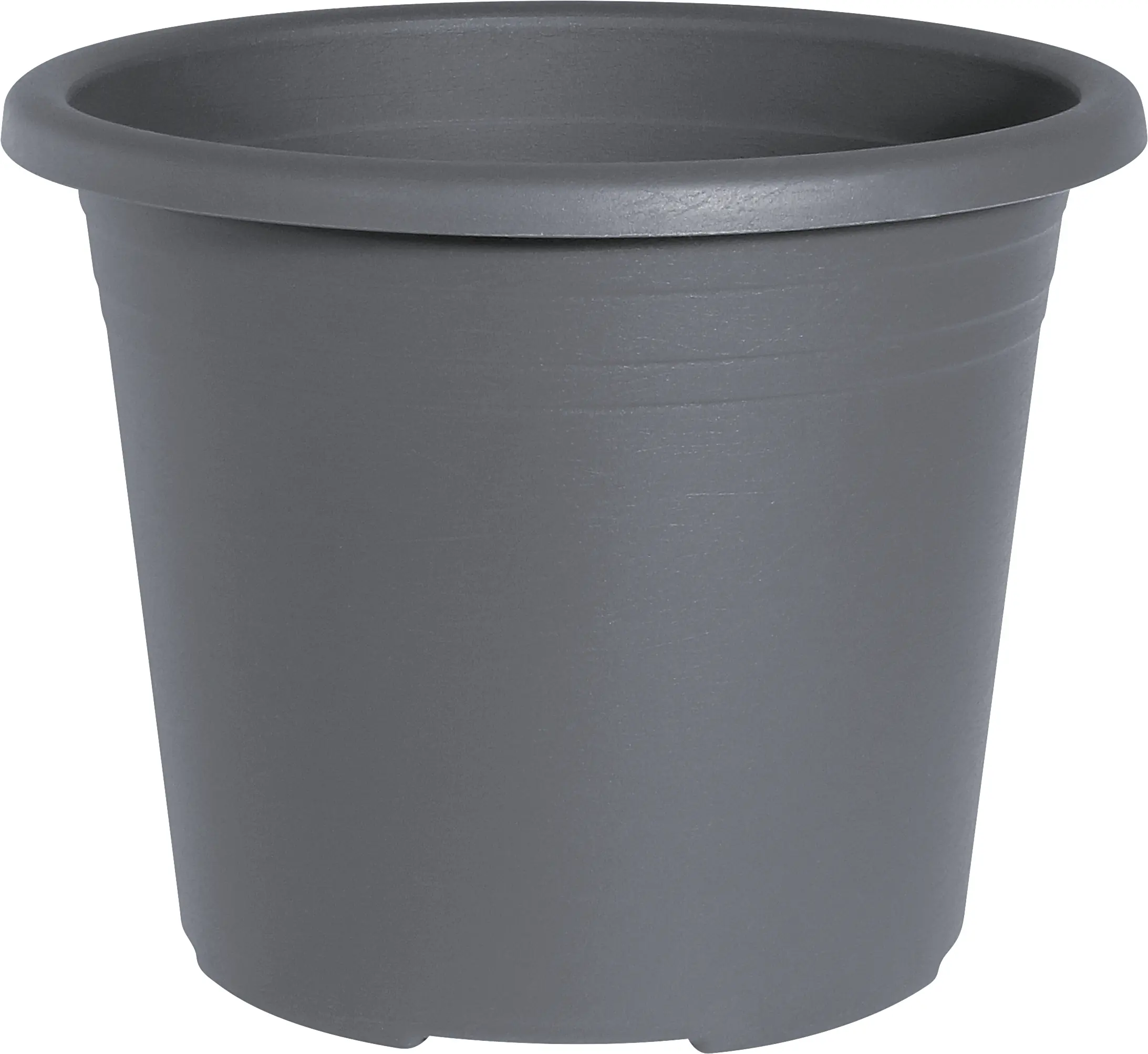 Geli Pflanztopf Cylindro Kunststoff anthrazit Ø 25 x 20 cm 