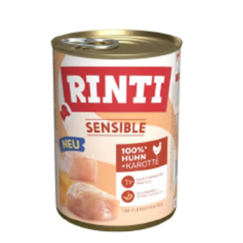 Rinti Sensible Hundenassfutter Adult 800 g Huhn & Karotte