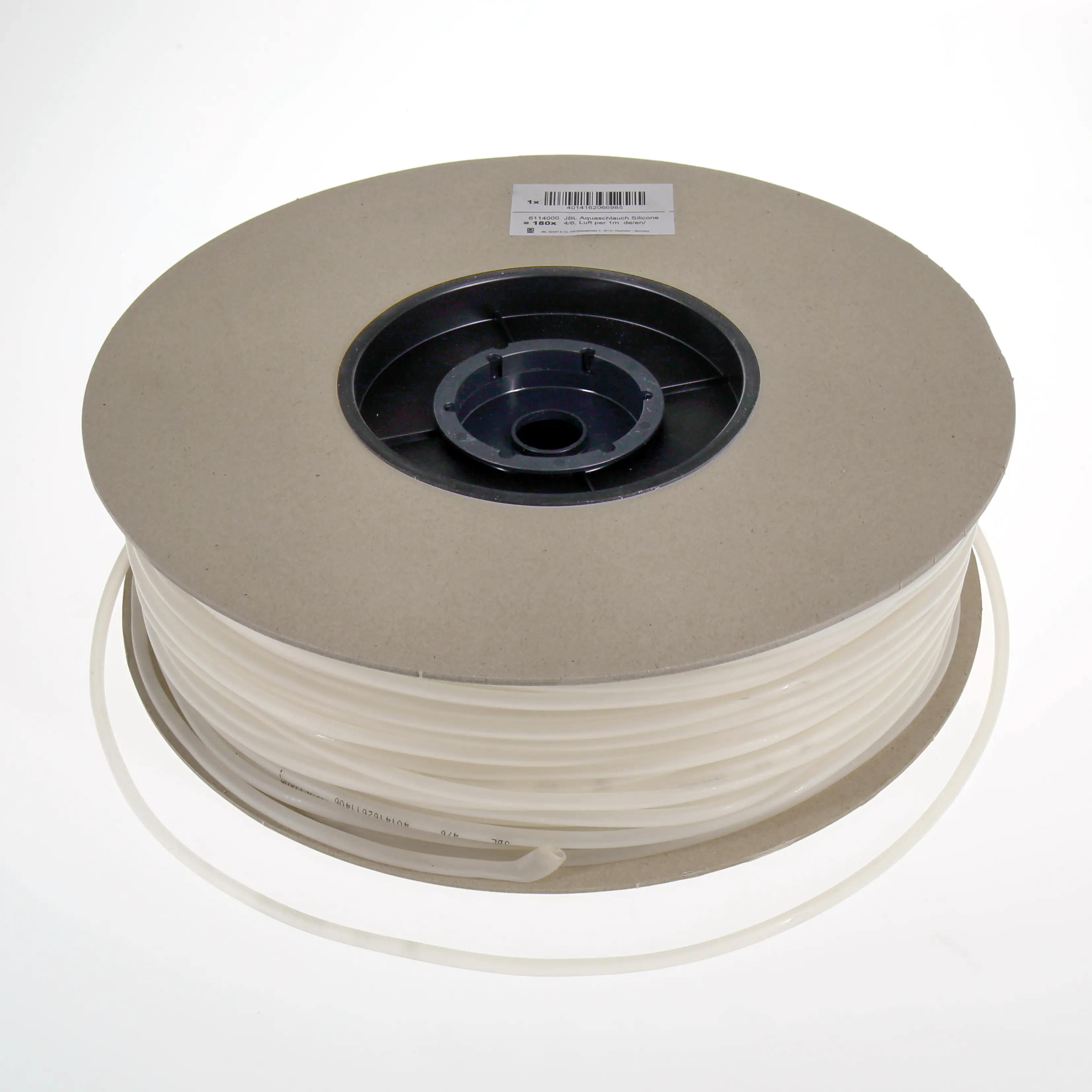 JBL Luft-Aquarienschlauch Silikon weiß-transparent 4/6 mm