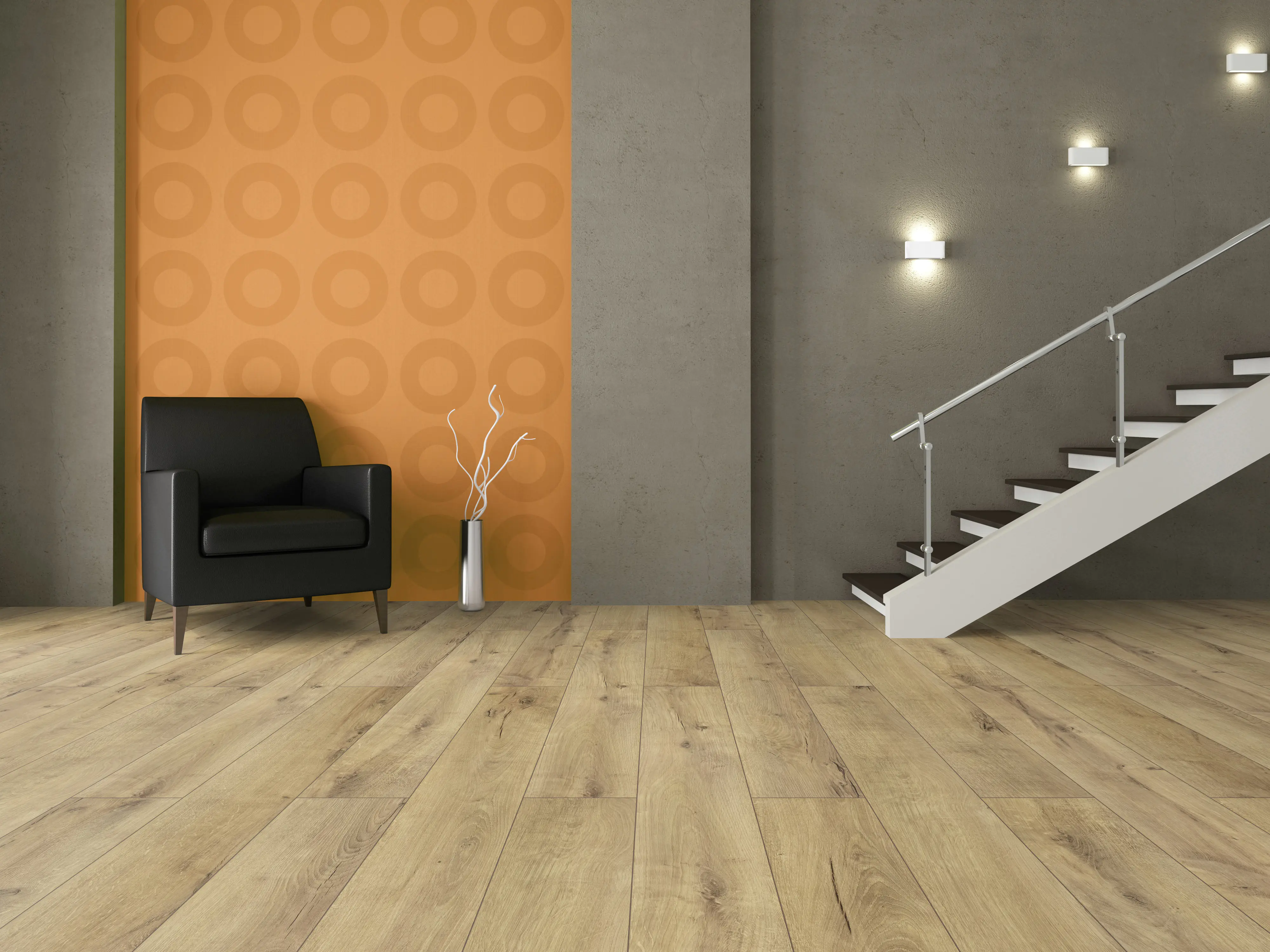 Classen Laminat Megaloc Aquaprotect 128,5 x 19,2 cm 8 mm Oak light natural