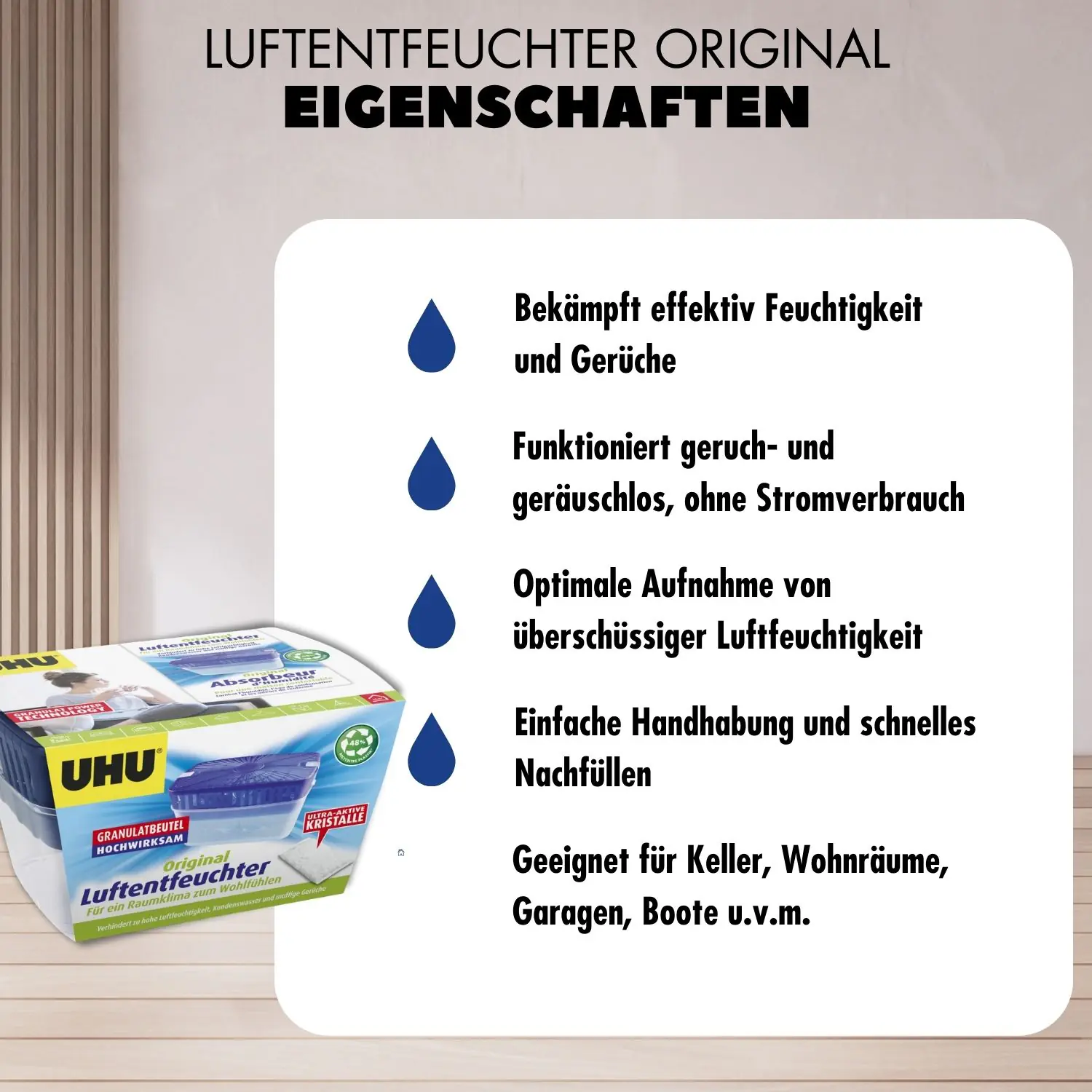 UHU Luftentfeuchter Original 1000 g
