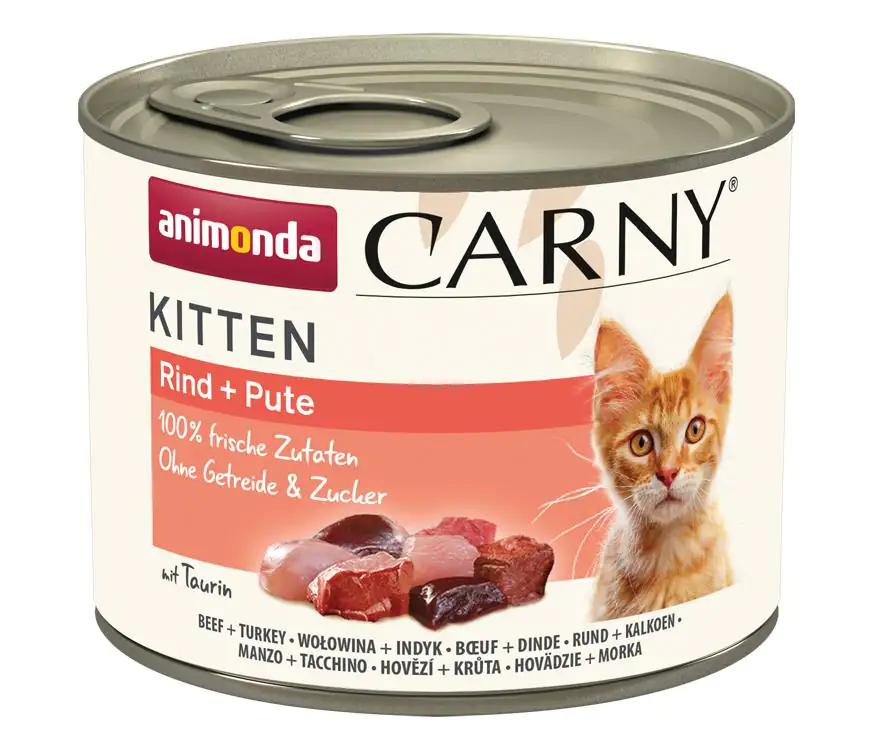 Animonda Carny Kitten Katzennassfutter getreidefrei 200 g Rind & Pute