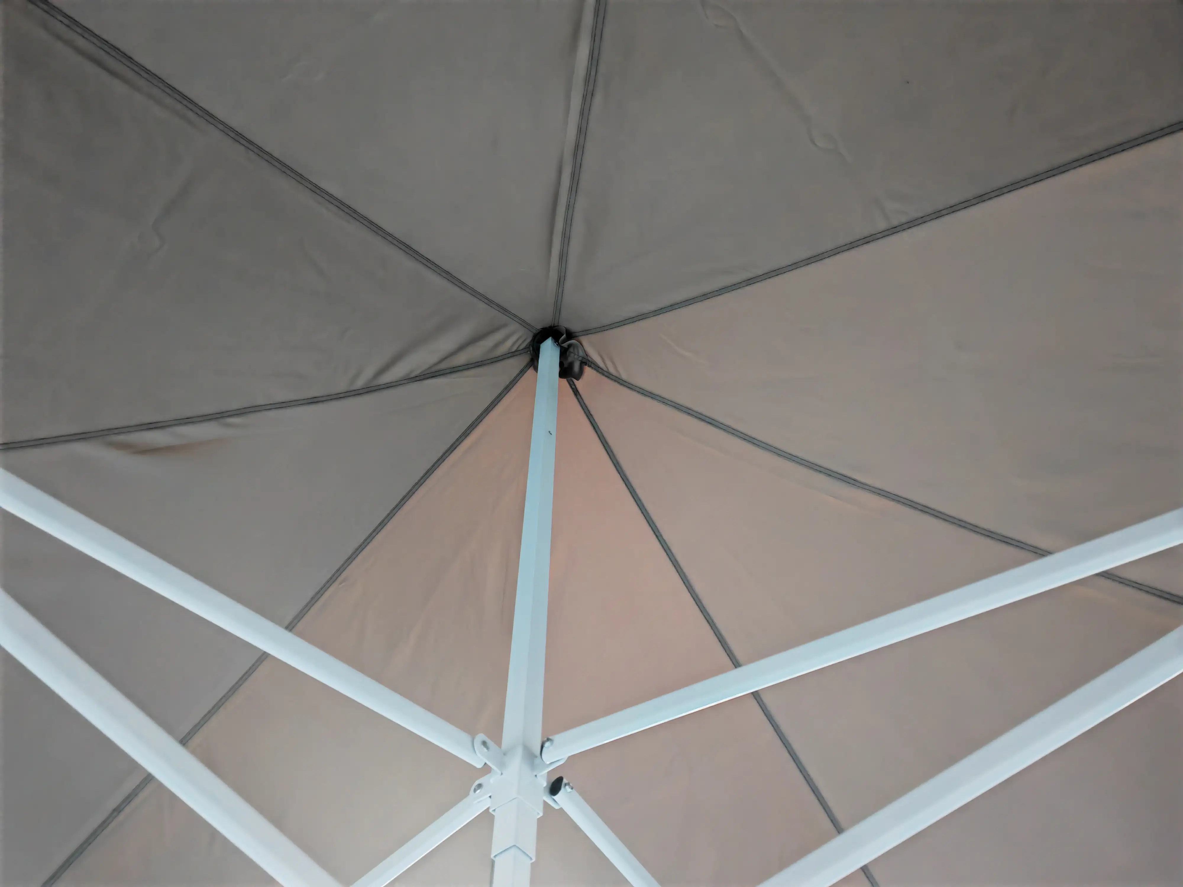 TrendLine Faltpavillon taupe, 295 x 295 cm