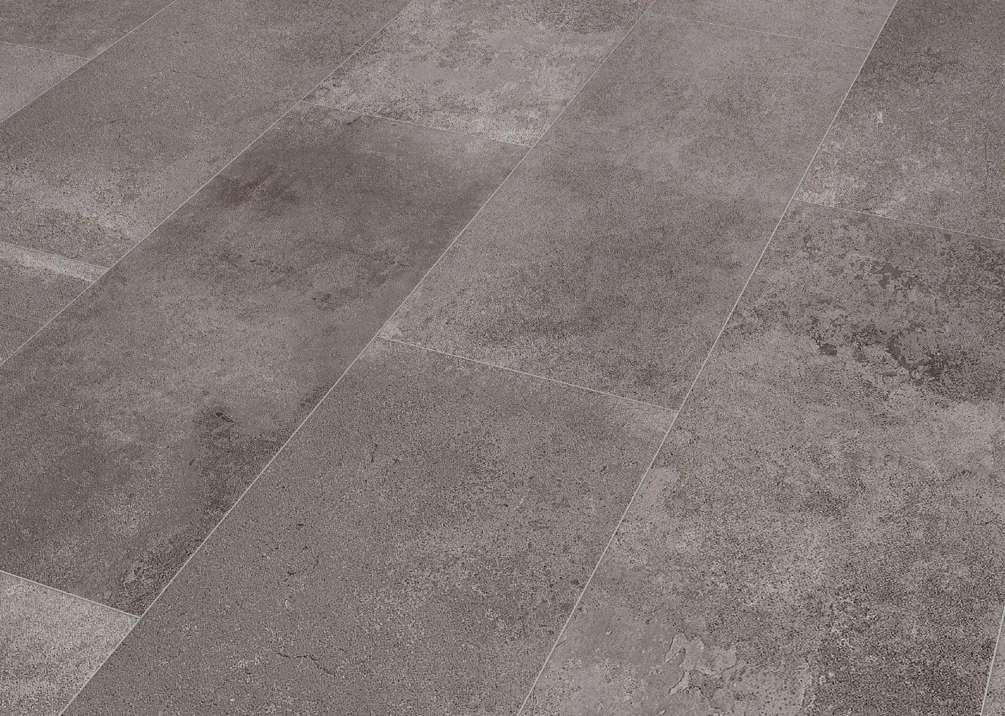 Classen Visiogrande Laminat Fliese Megaloc Aquaprotect 60,4 x 28 cm Zementestrich taupe