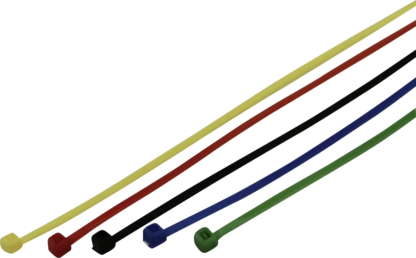 Kabelbinder-Set 2,5 x 150 mm, 50 Stück, farblich sortiert