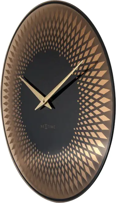 Nextime Wanduhr Sahara kupfer Ø 43 cm